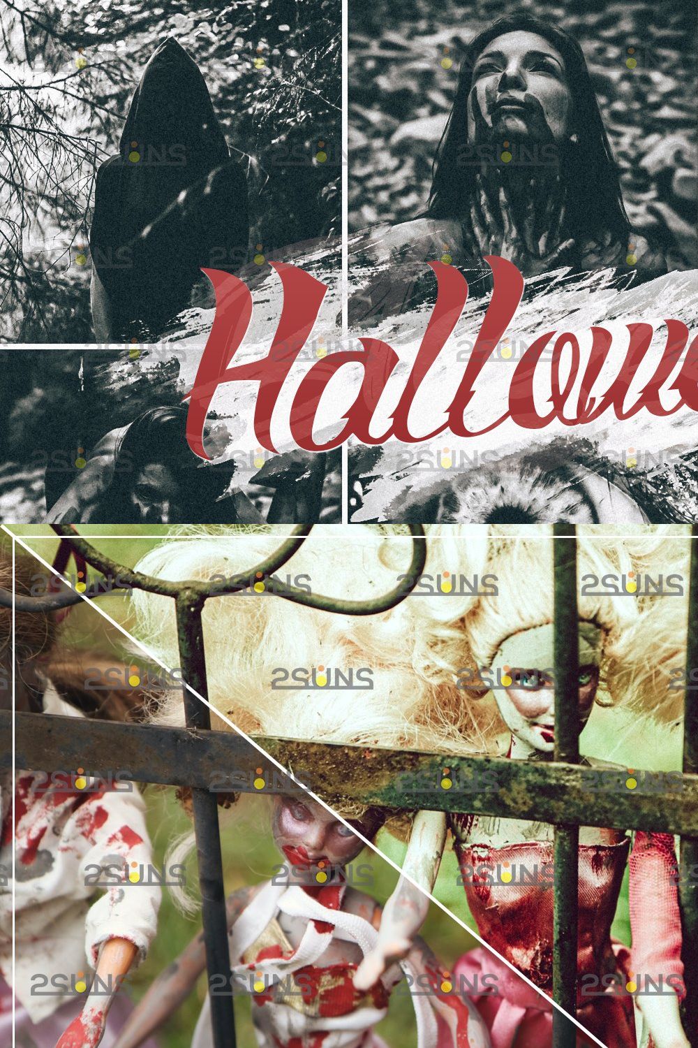 Halloween Lightroom presets pinterest preview image.