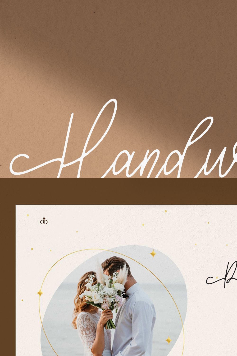 Handwriting | Script Font pinterest preview image.