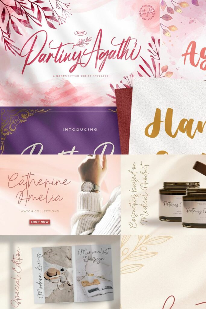 Handwritten Font Bundle Vol 1 – MasterBundles