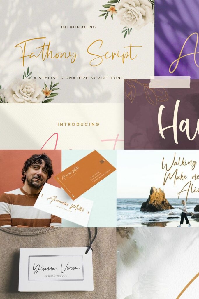 Handwritten Font Bundle Vol 5 – MasterBundles