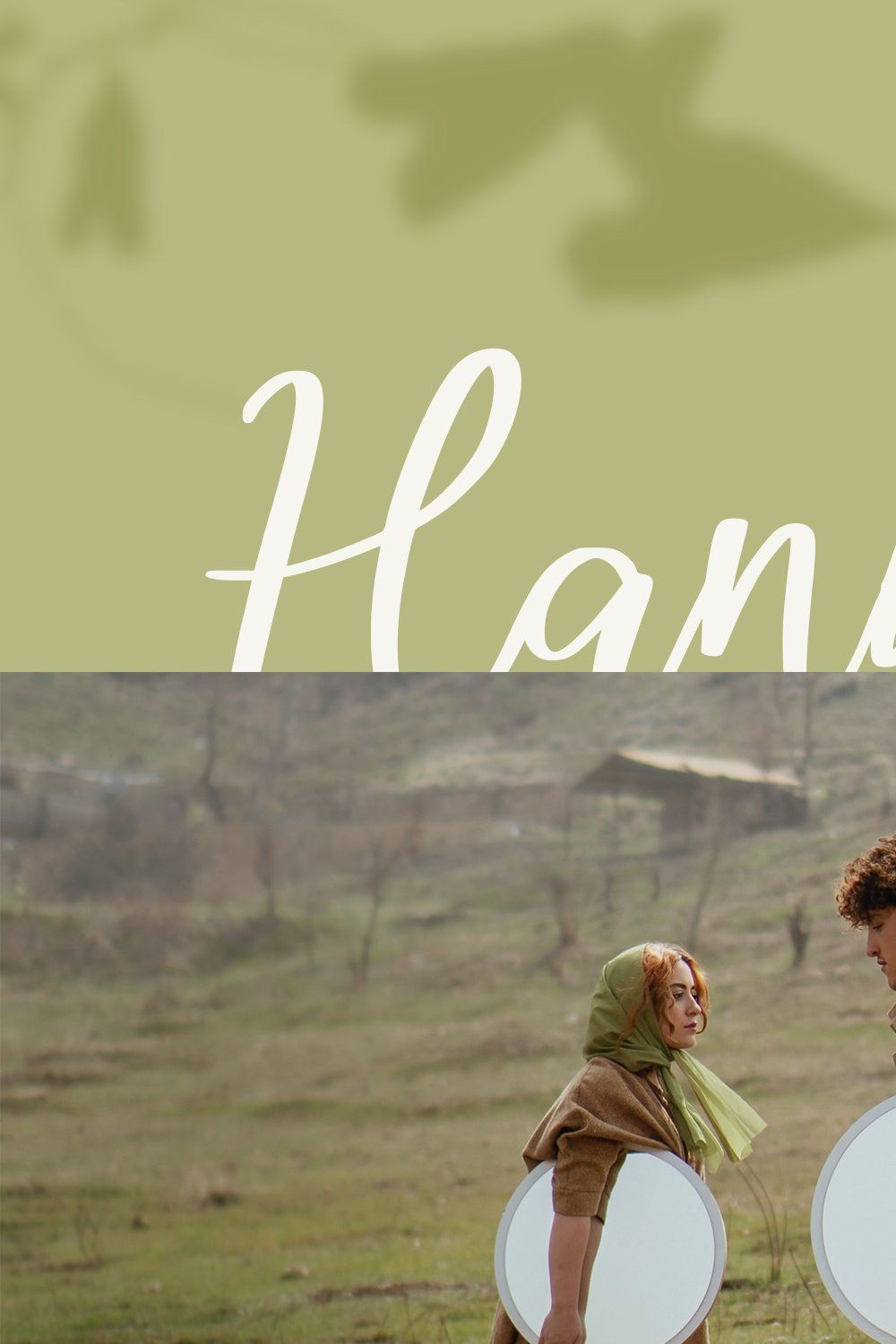 Hankey - Handwritten Font pinterest preview image.