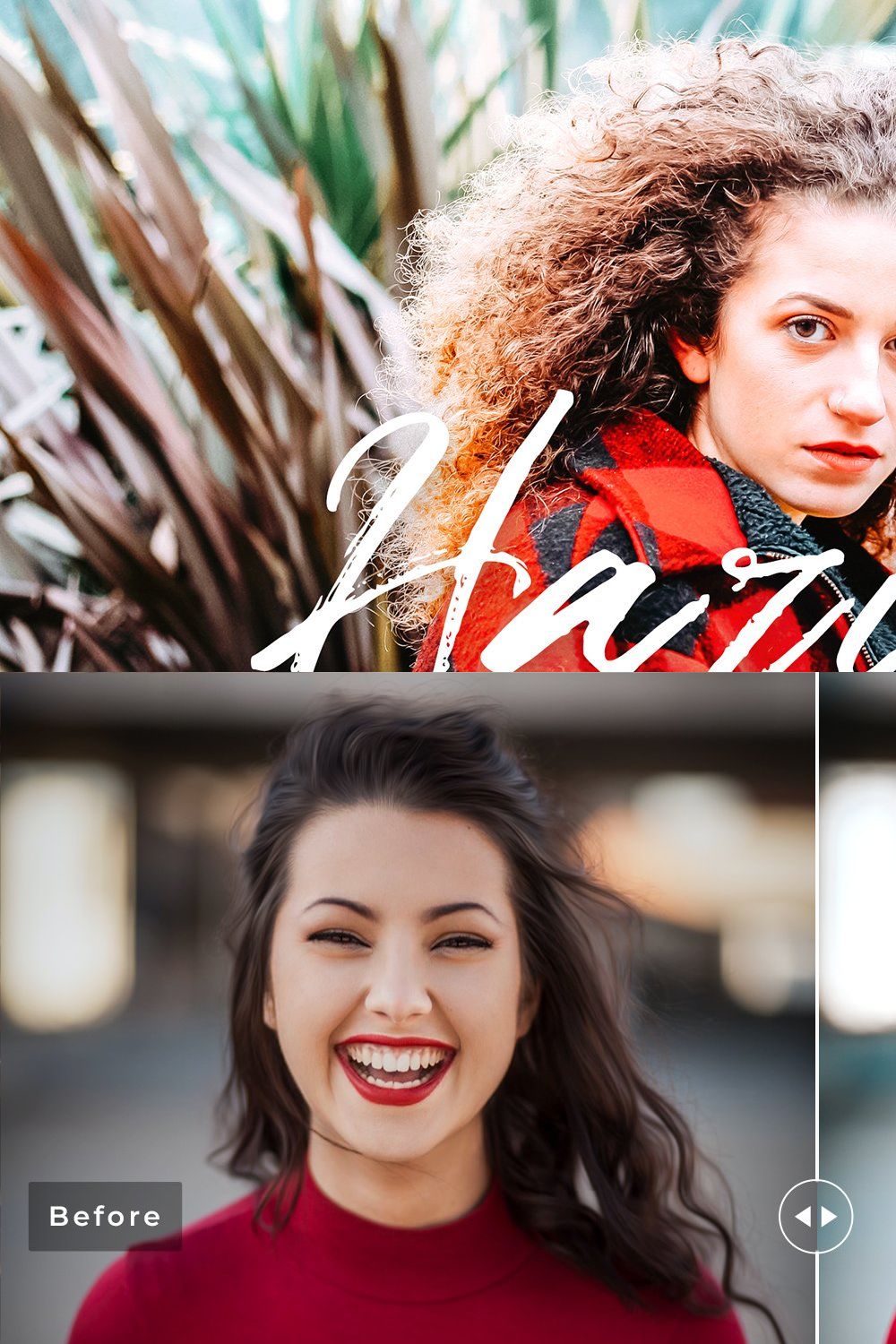 Harlow Pro Lightroom Presets pinterest preview image.