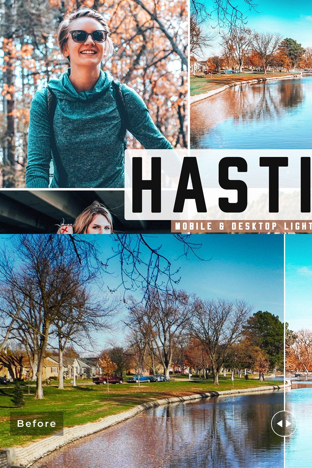 Hastings Lightroom Presets Pack pinterest preview image.