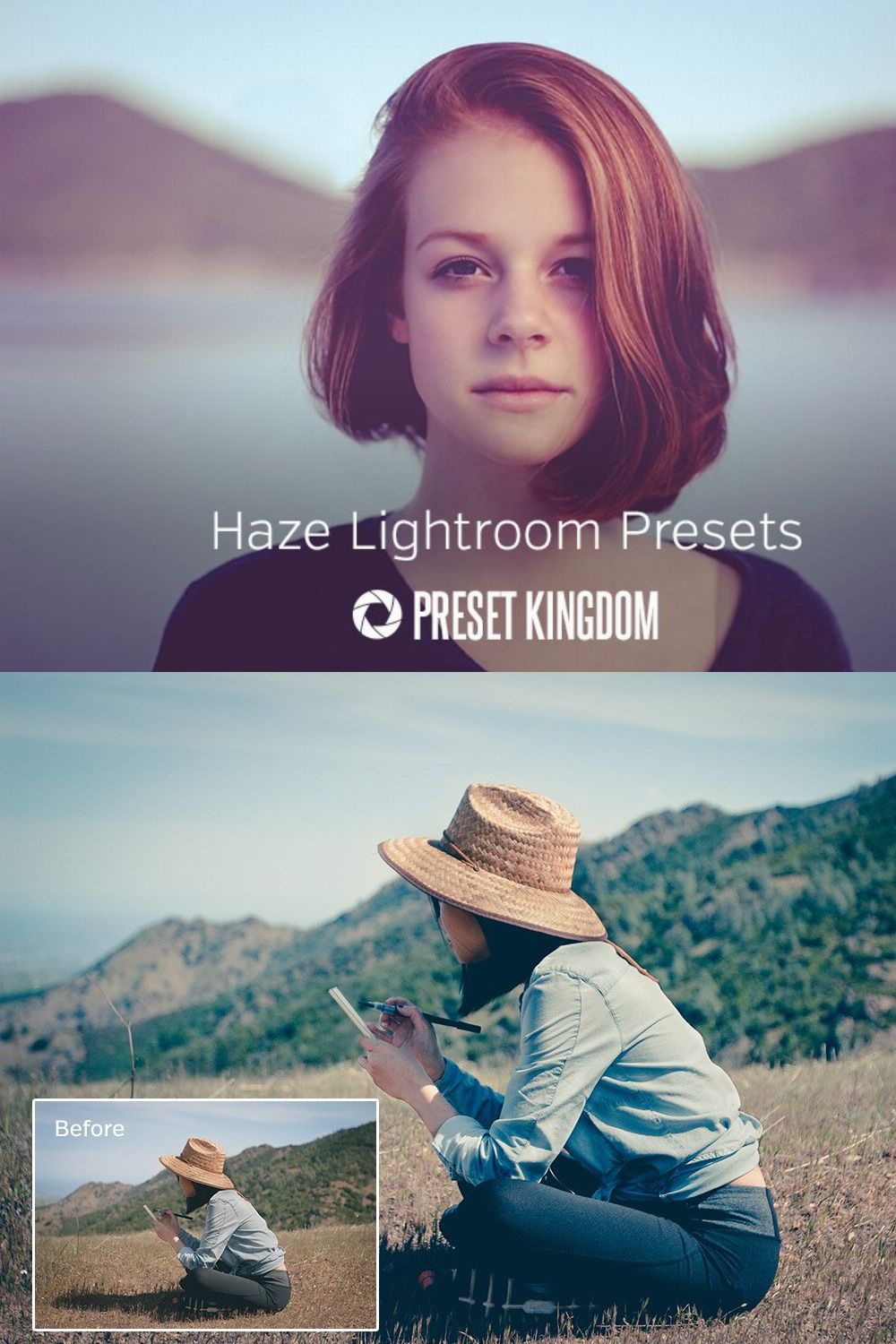 Haze Lightroom Presets pinterest preview image.