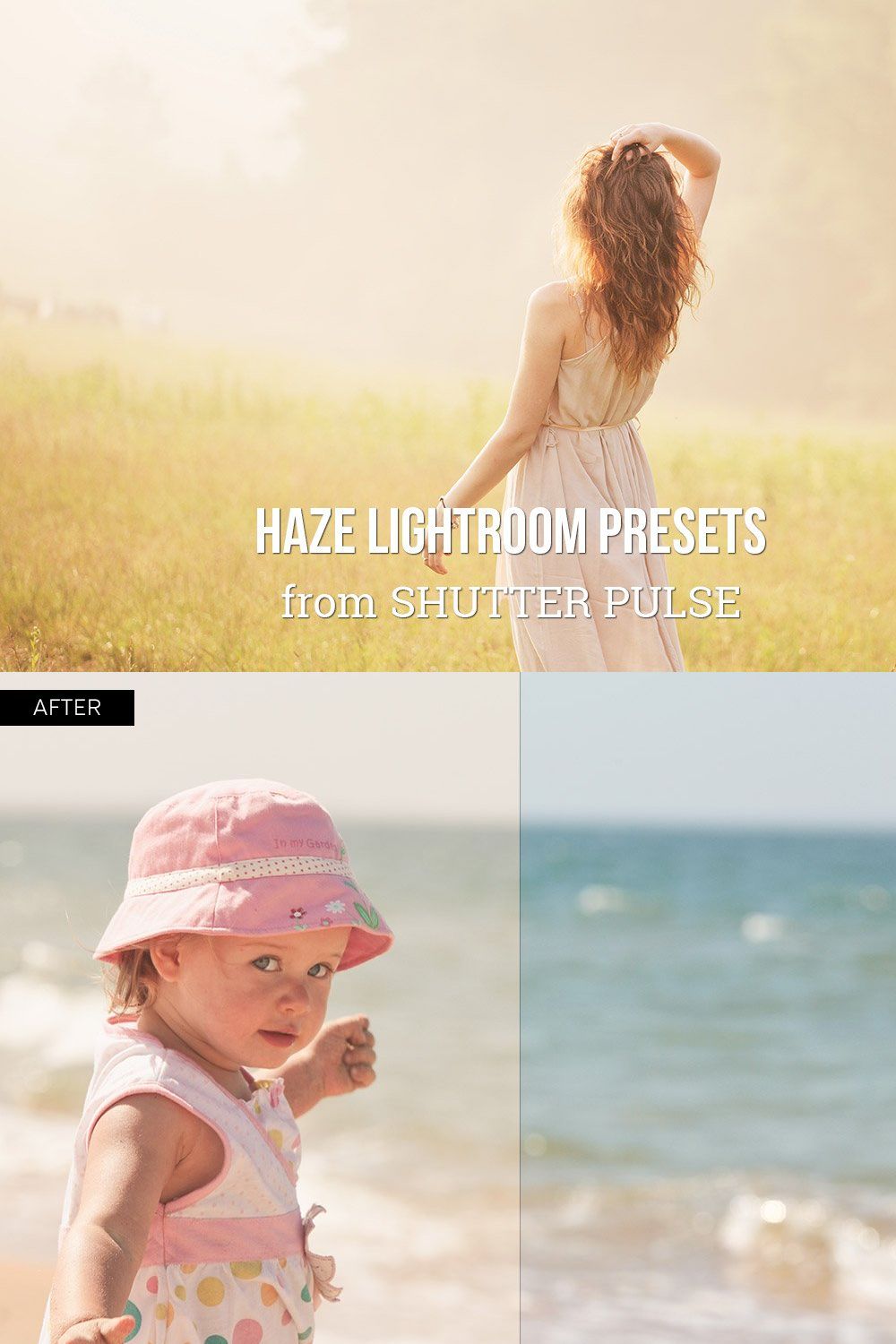 Haze Lightroom Presets pinterest preview image.