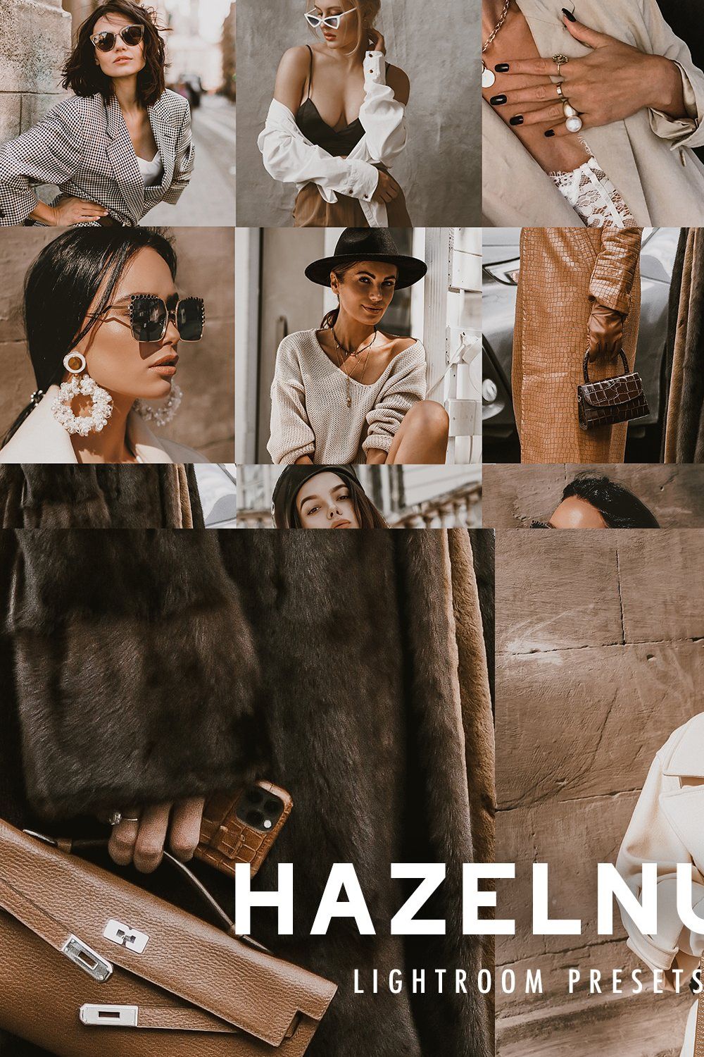 HAZELNUT LIGHTROOM MOBILE PRESETS pinterest preview image.