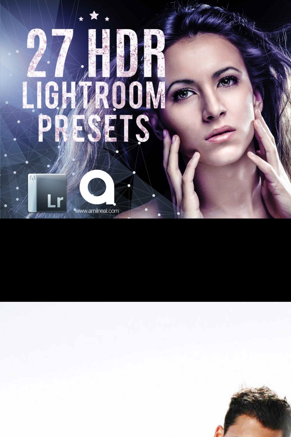 HDR Lightroom Presets pinterest preview image.