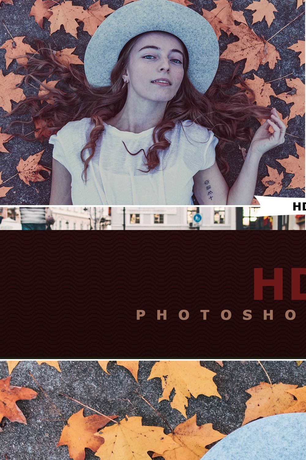 HDR - Photoshop Actions pinterest preview image.