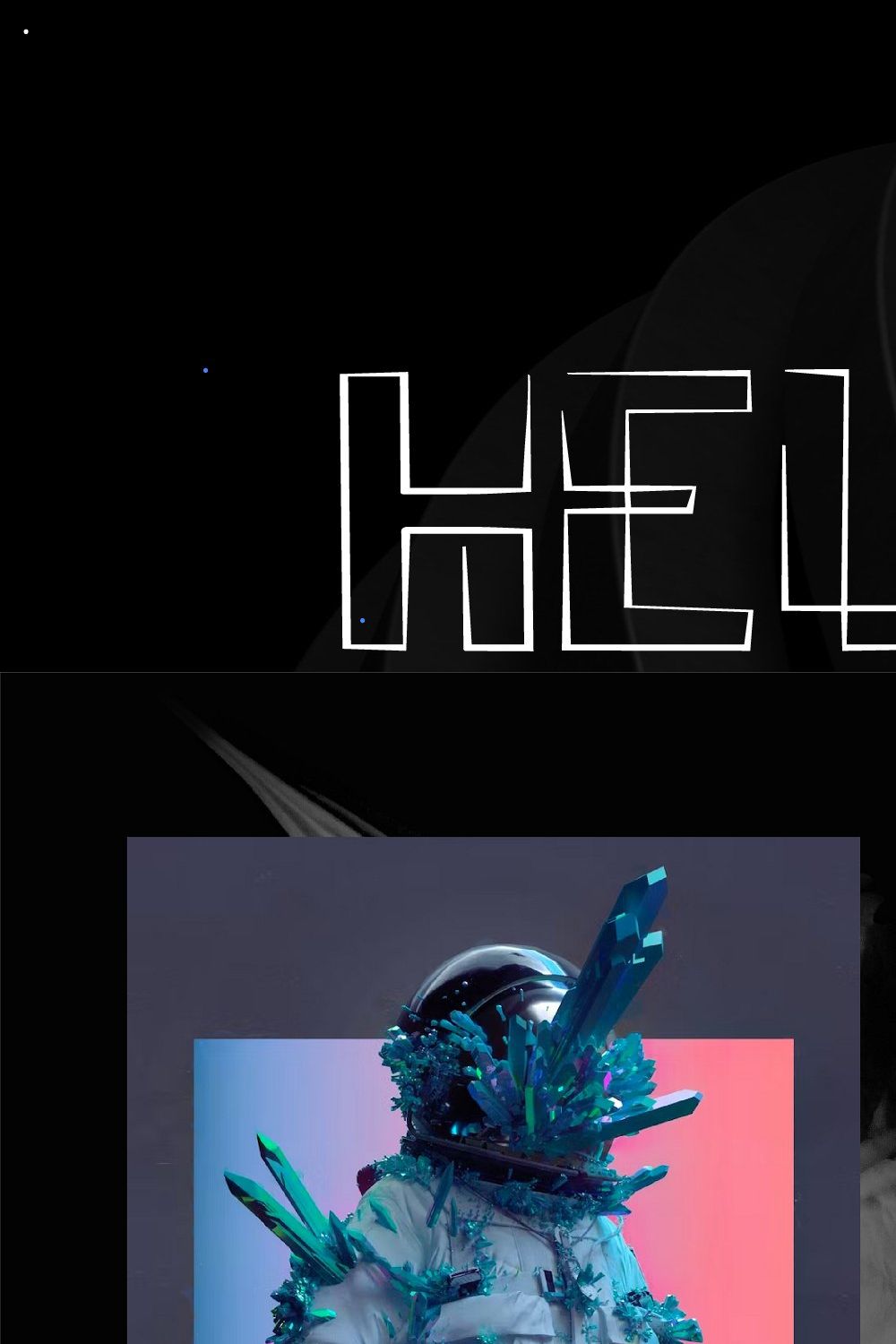 Helix - Single Line Display pinterest preview image.