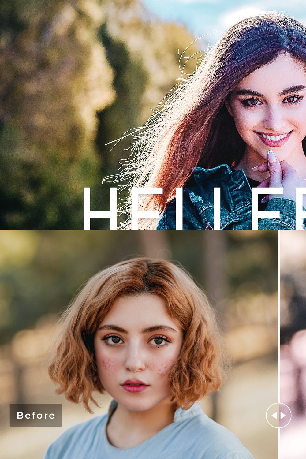 Hellebore Pro Lightroom Presets pinterest preview image.