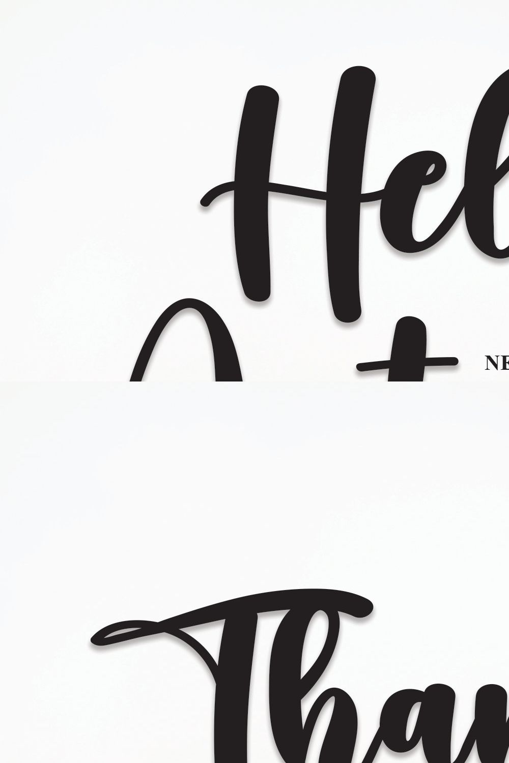 Hello Autumn | Script Font pinterest preview image.