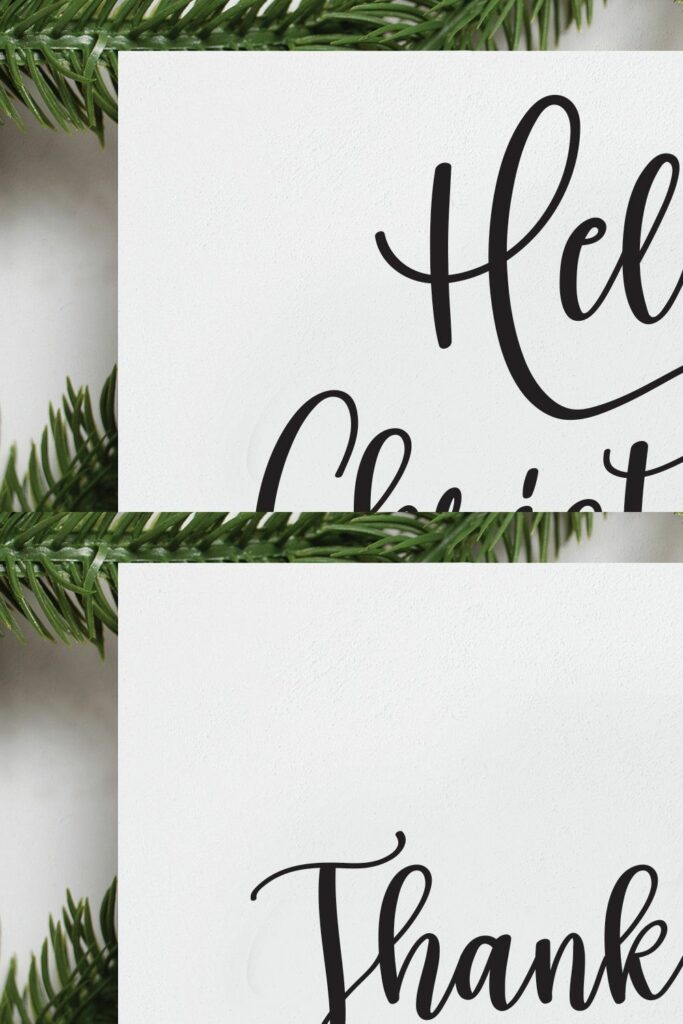 Hello Christmas | Script Font – MasterBundles