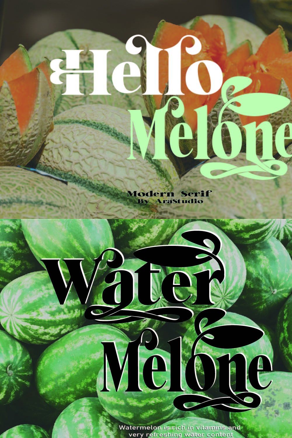 Hello Melone pinterest preview image.