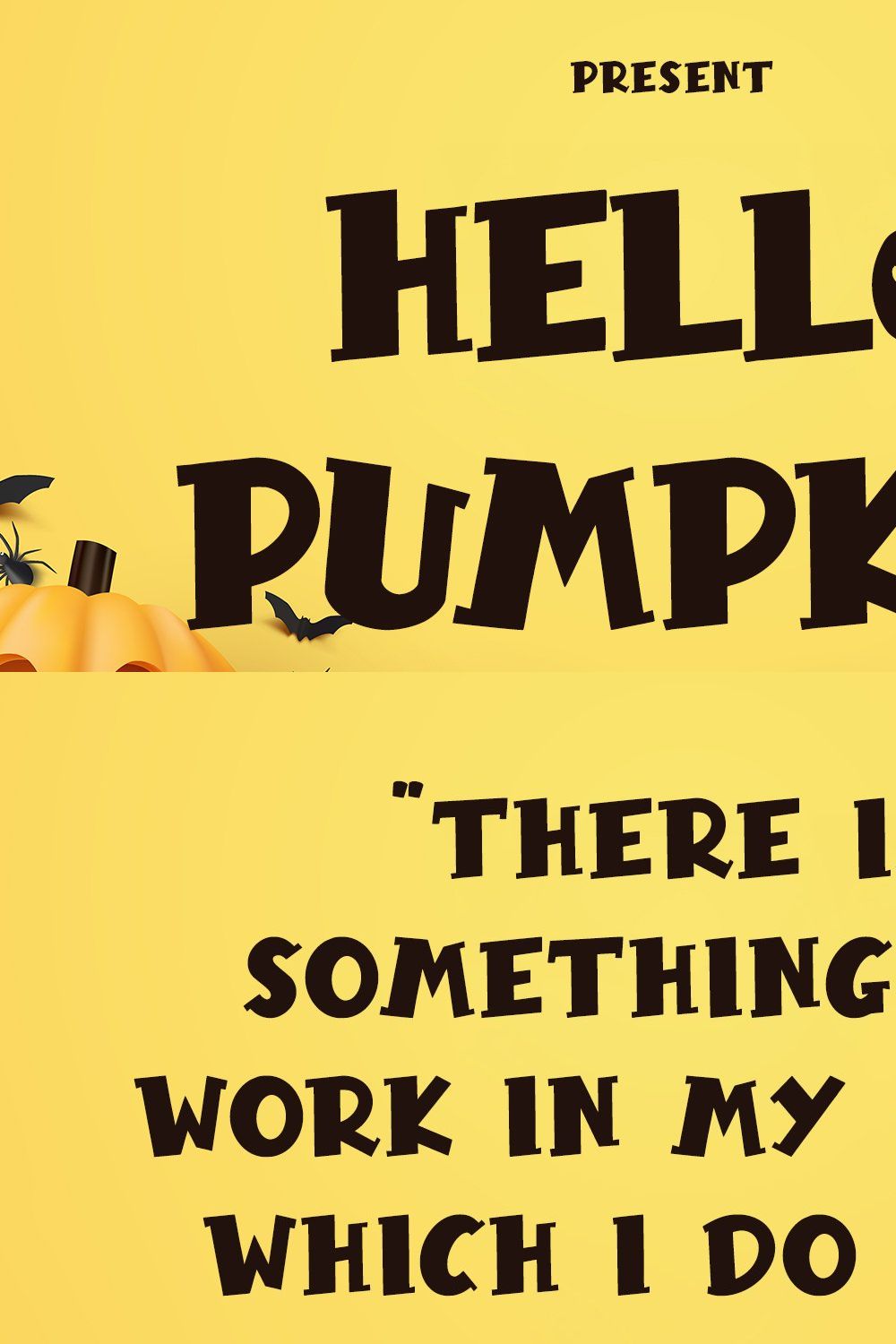 Hello Pumpkin - Halloween Display pinterest preview image.