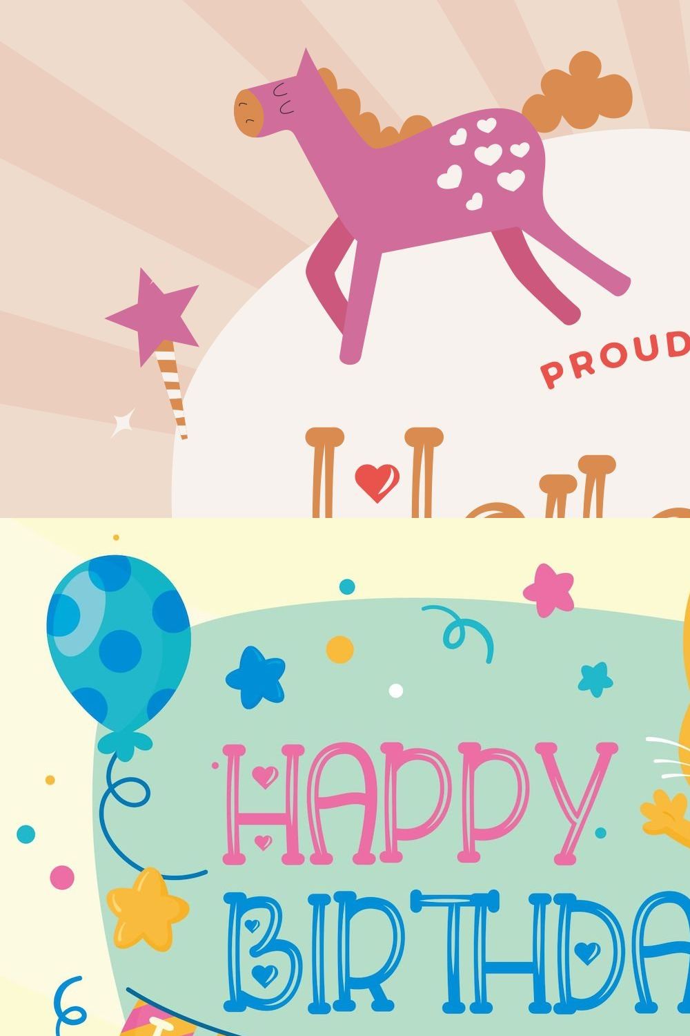 Helloo Kidos - Playful Display Font pinterest preview image.