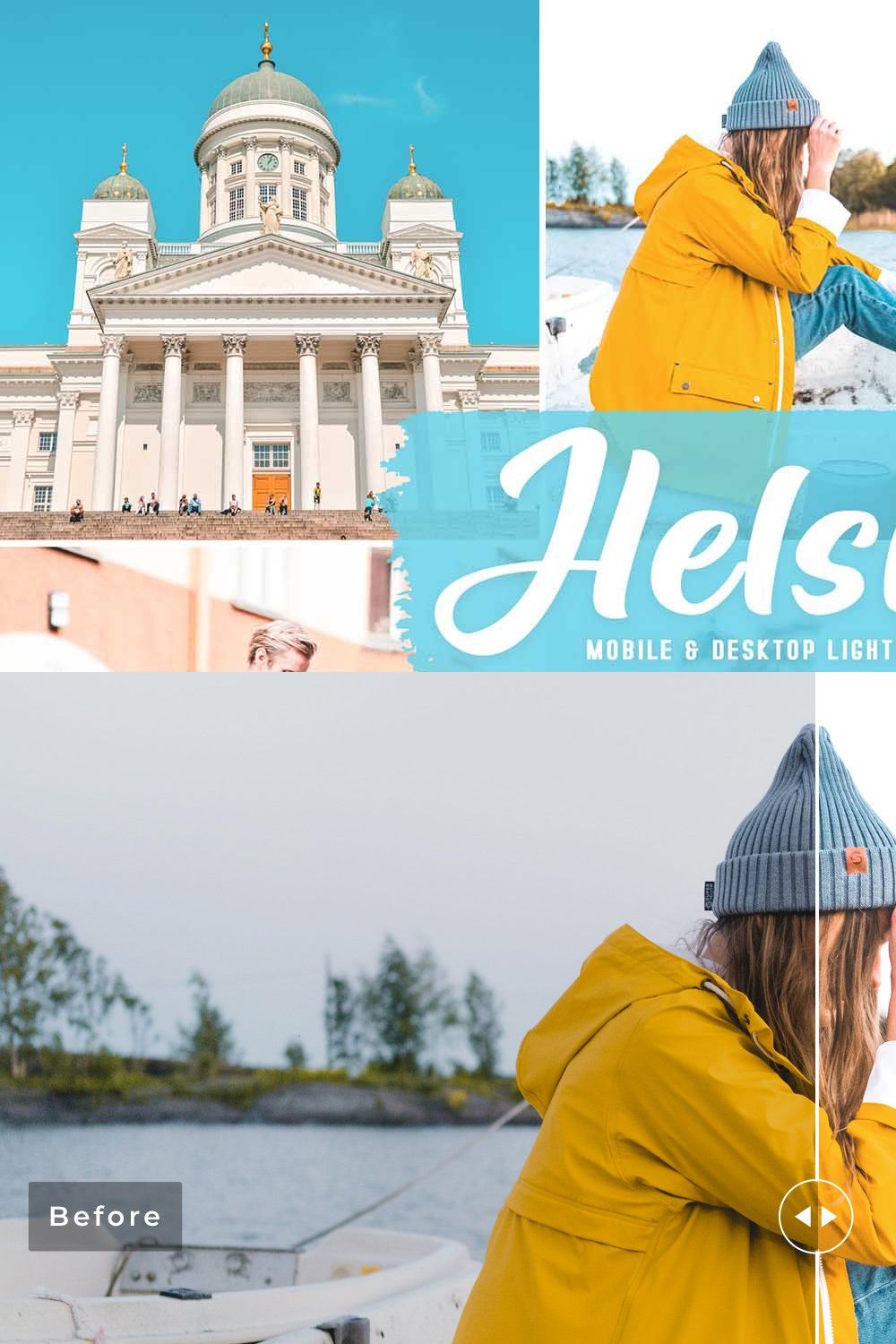 Helsinki Pro Lightroom Presets pinterest preview image.