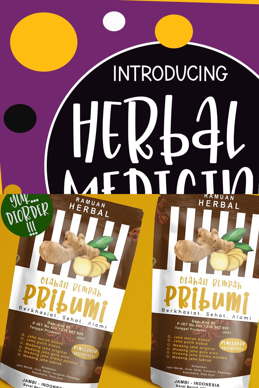 Herbal Medicine pinterest preview image.