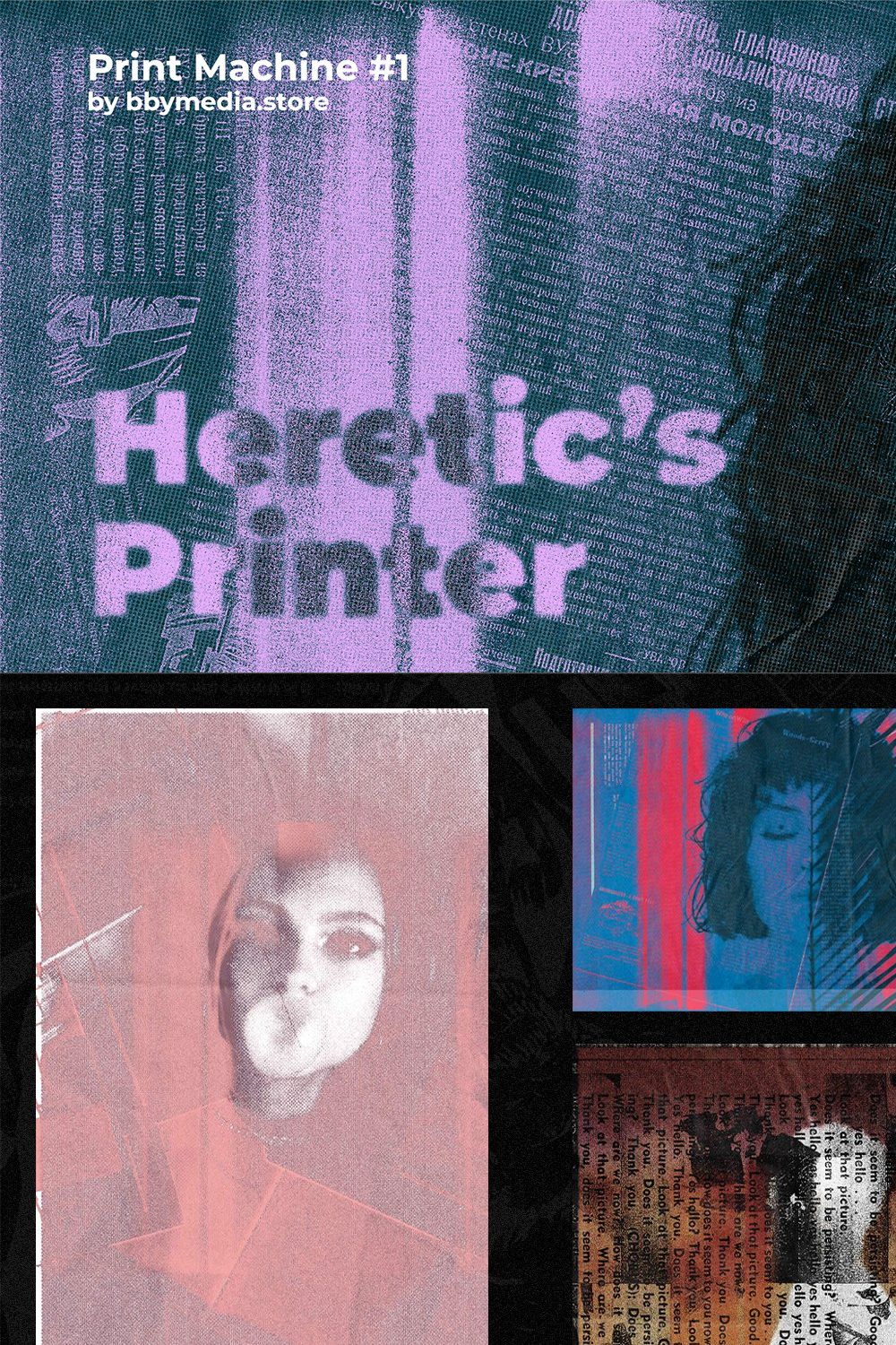 Heretic's Printer - Print Machine #1 pinterest preview image.