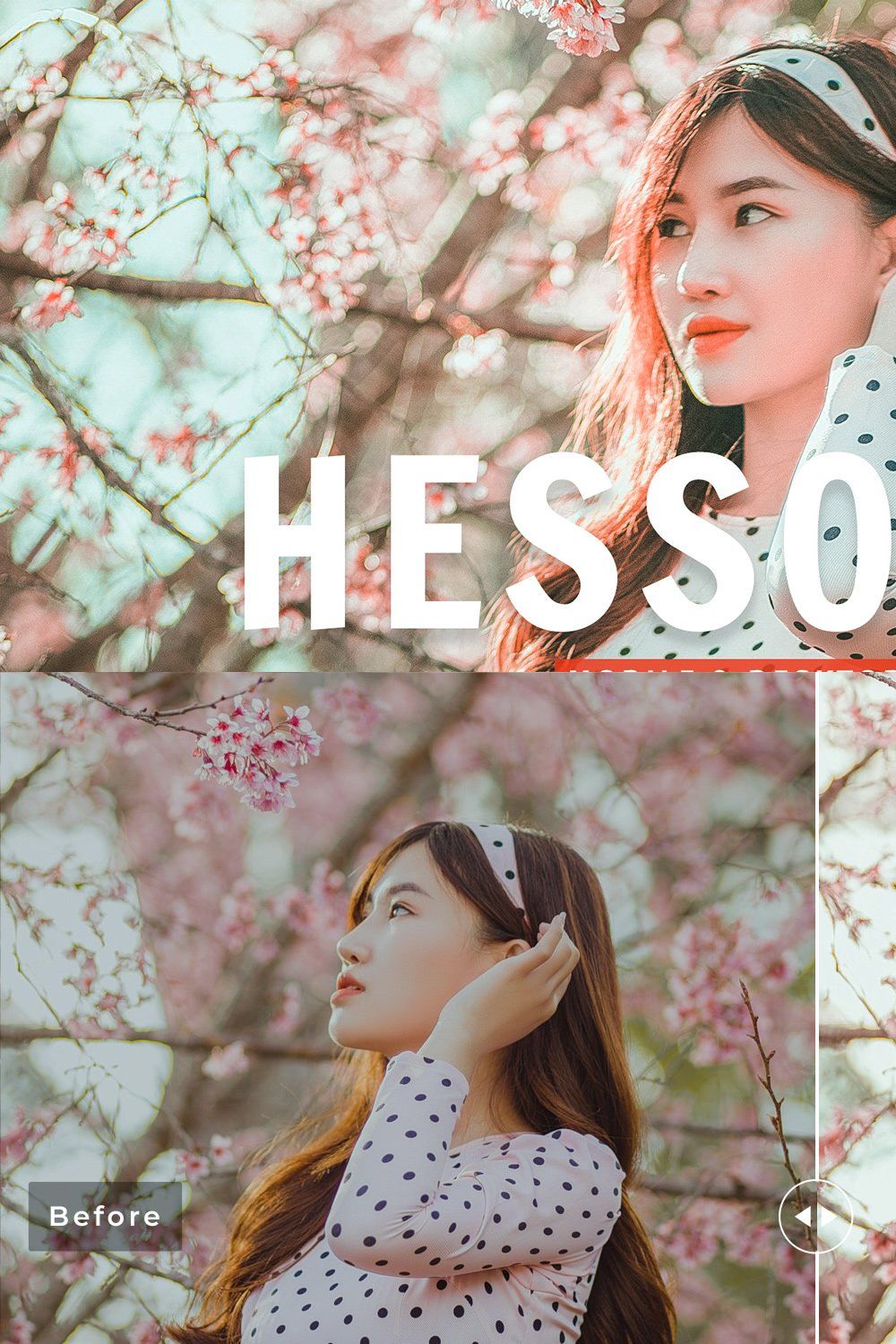 Hessonite Pro Lightroom Presets pinterest preview image.