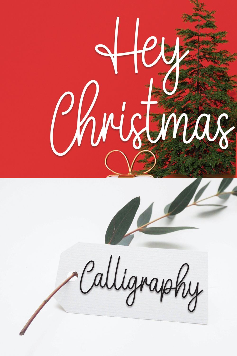 Hey Christmas pinterest preview image.