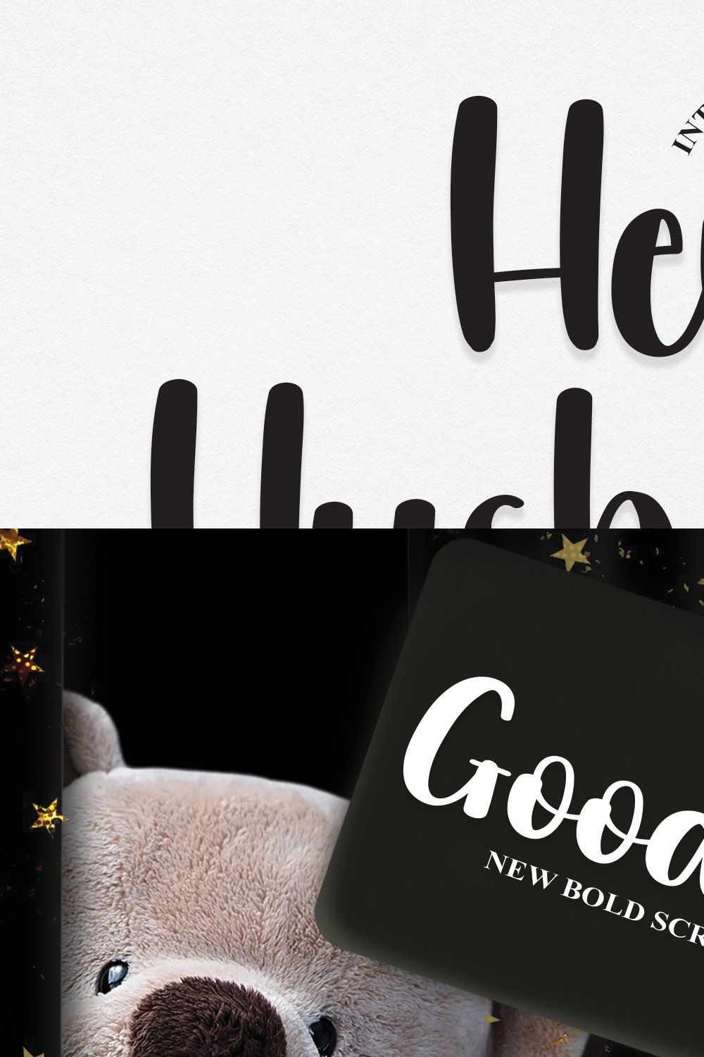 Hey Husband | Script Font pinterest preview image.