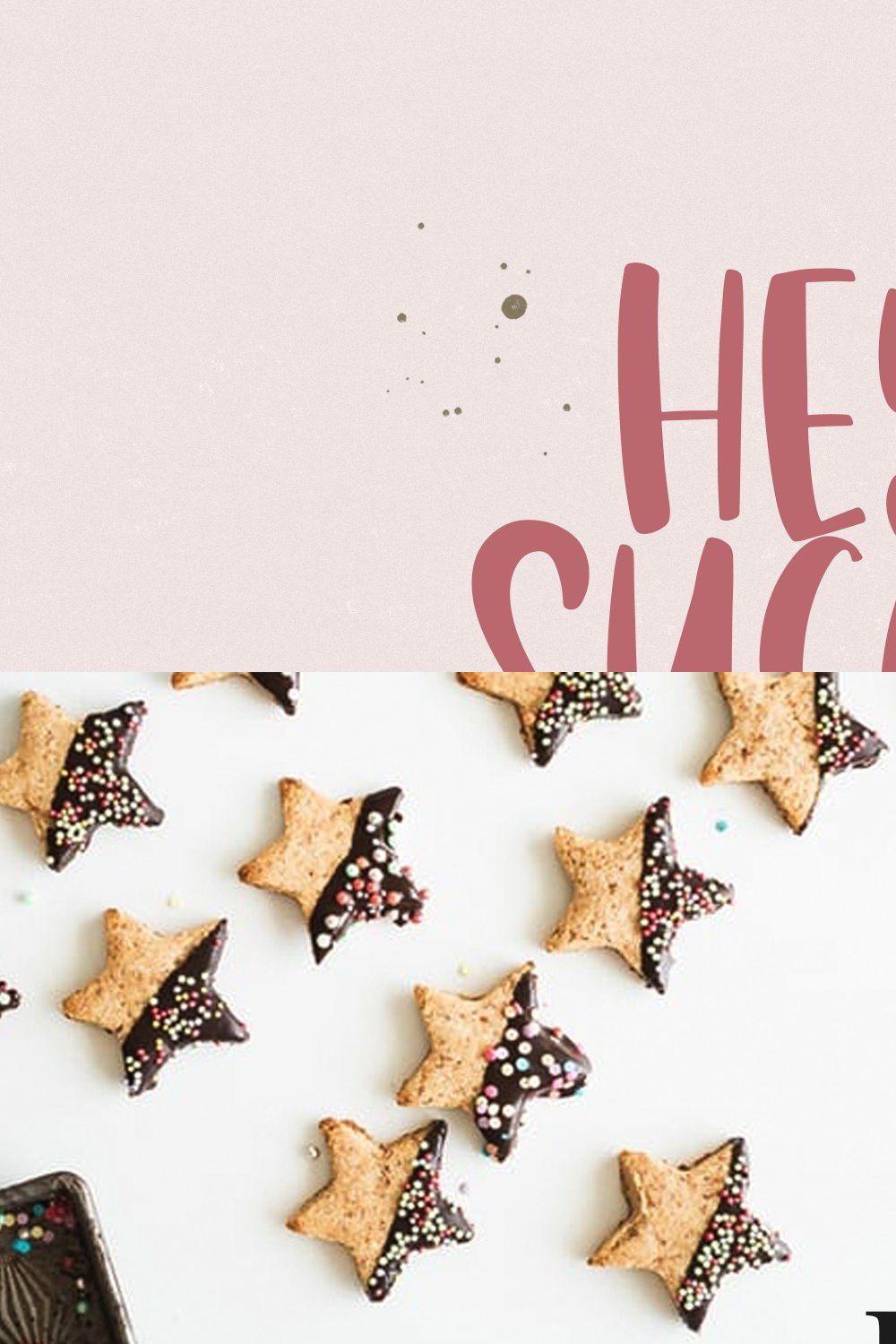 Hey Sugar | Fun Handwritten Font pinterest preview image.