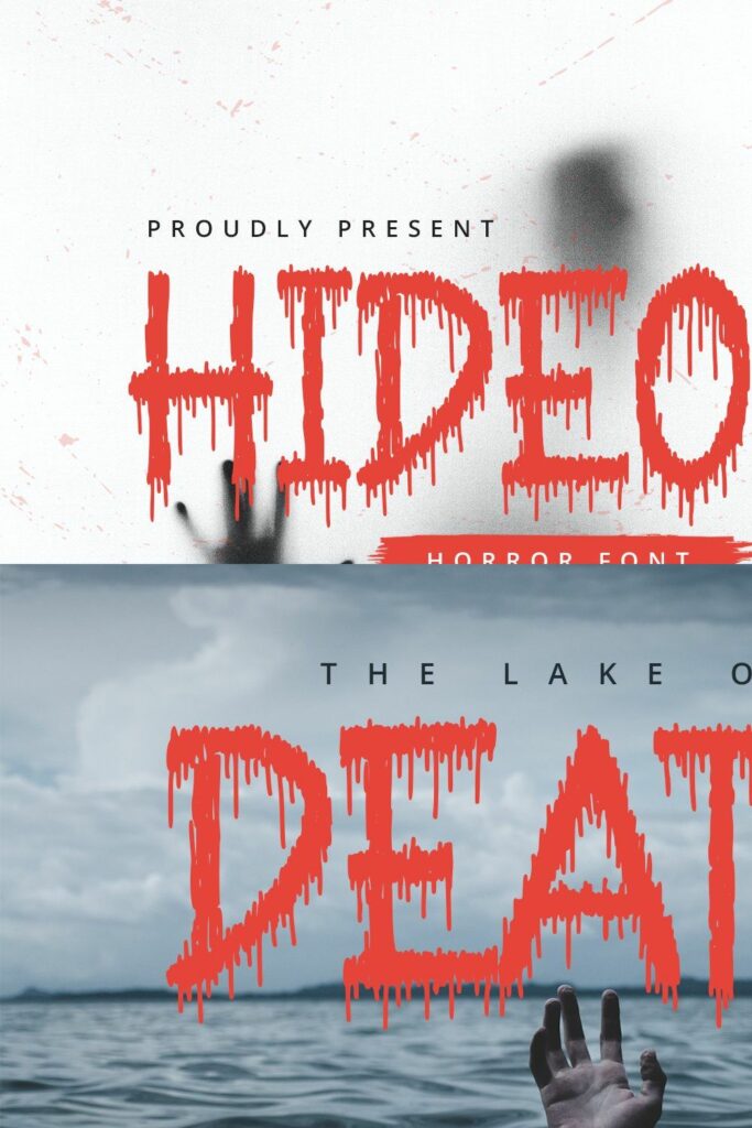 Pinhead Font Hideous - Horror Display Font – MasterBundles
