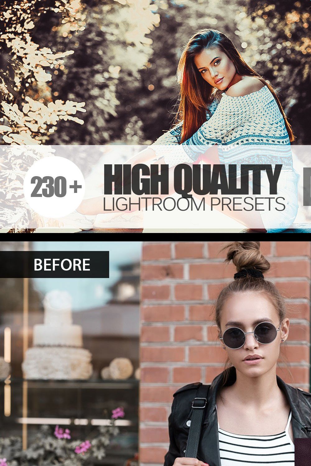 High Quality Lightroom Presets pinterest preview image.