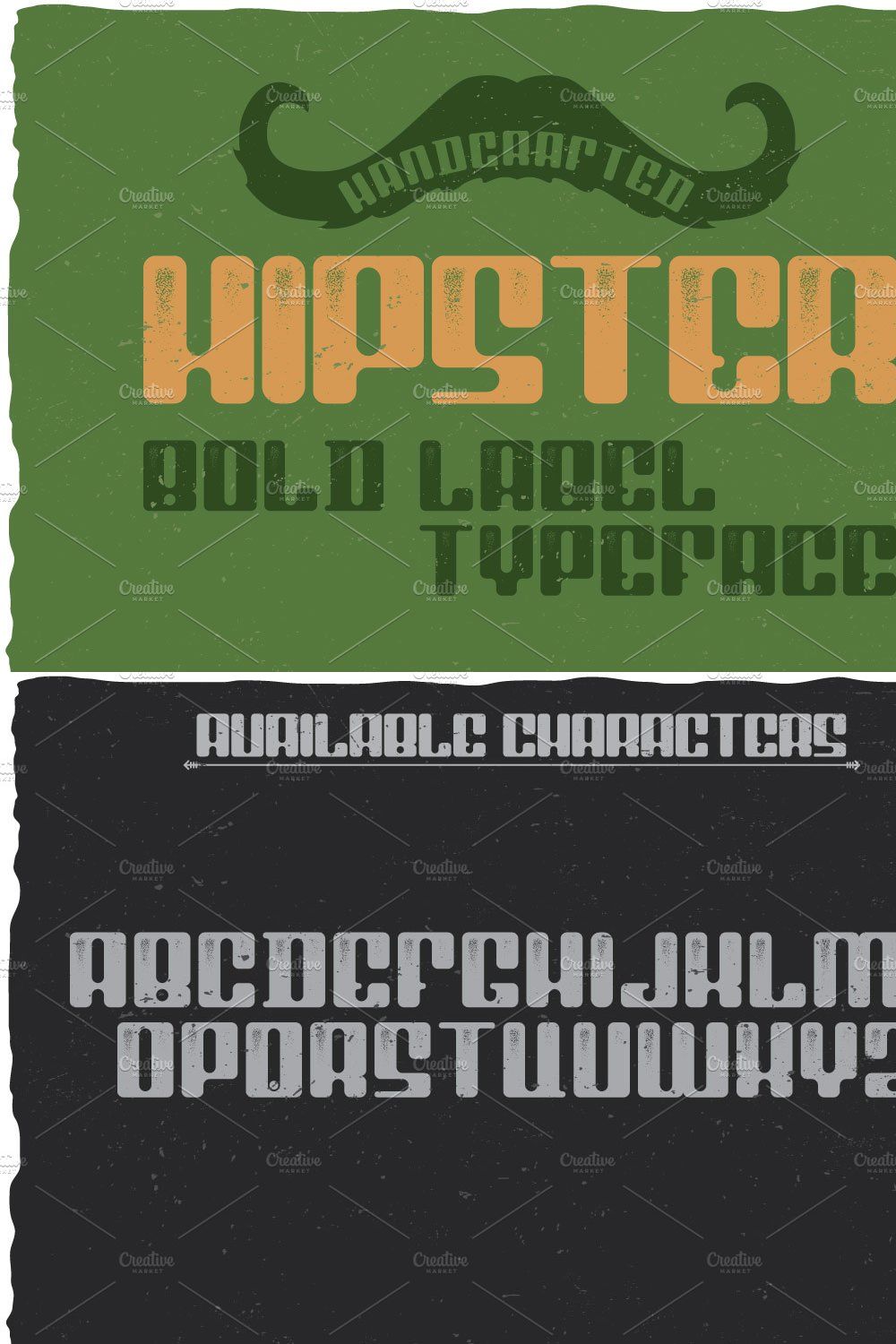 Hipster Label Typeface pinterest preview image.