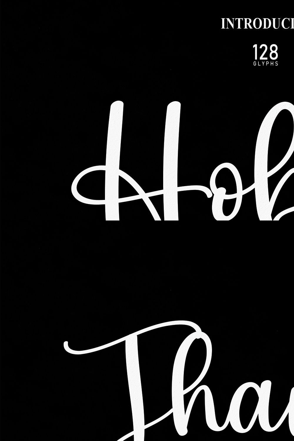 Hobby | Script Font pinterest preview image.