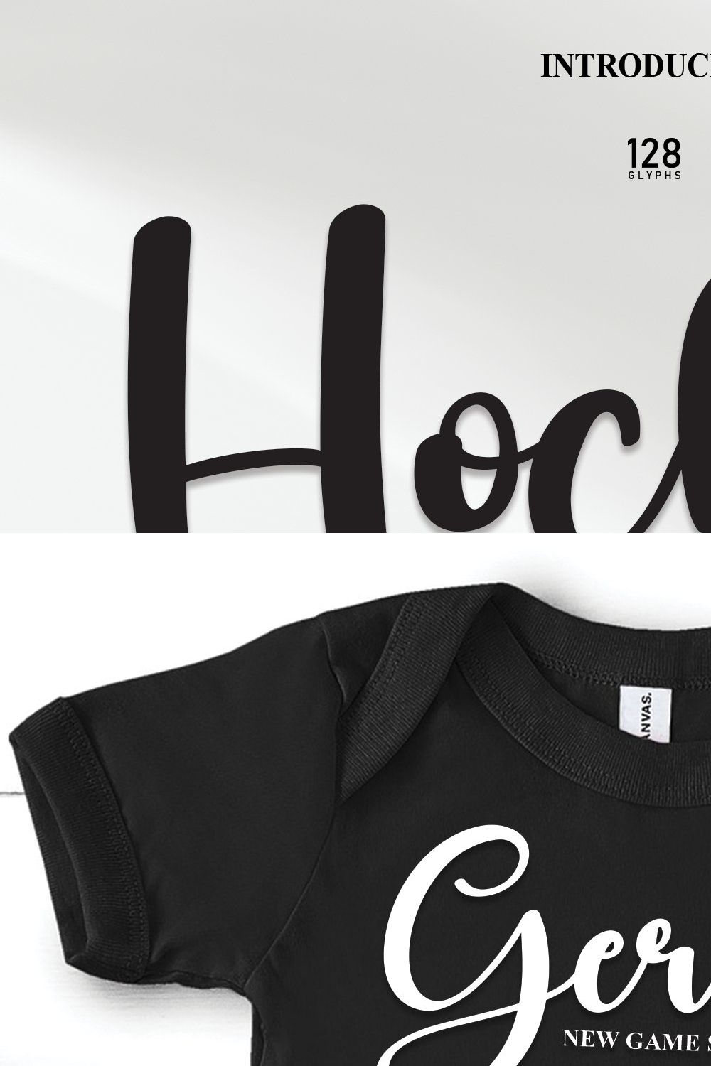 Hockey | Script Font pinterest preview image.