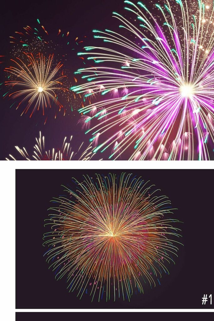 Holiday Fireworks Photo Overlays – MasterBundles