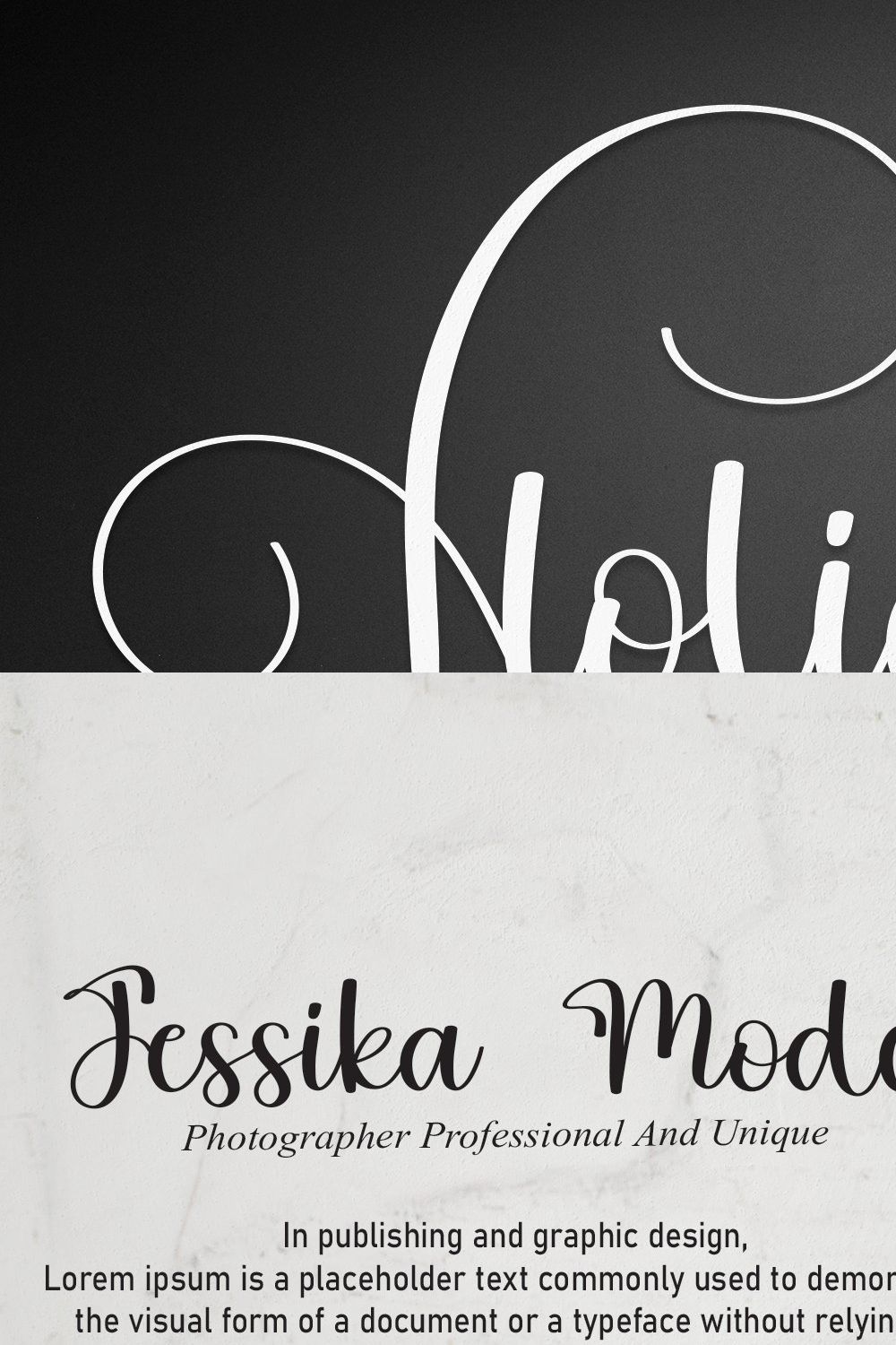 Holiday | Script Font pinterest preview image.