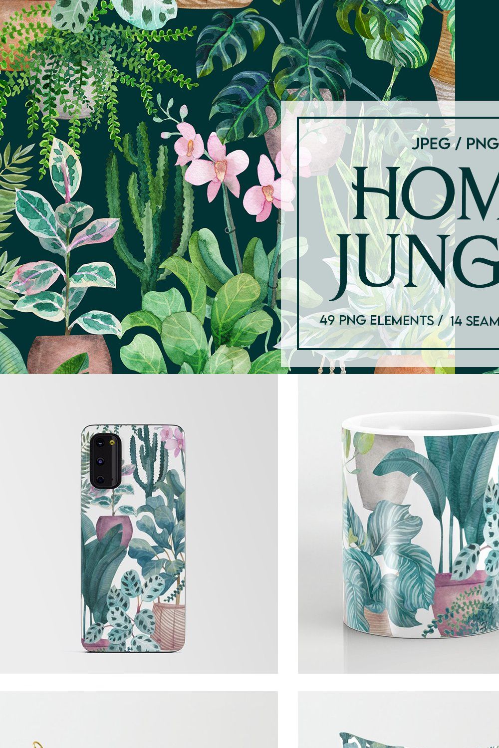 Home jungle pinterest preview image.