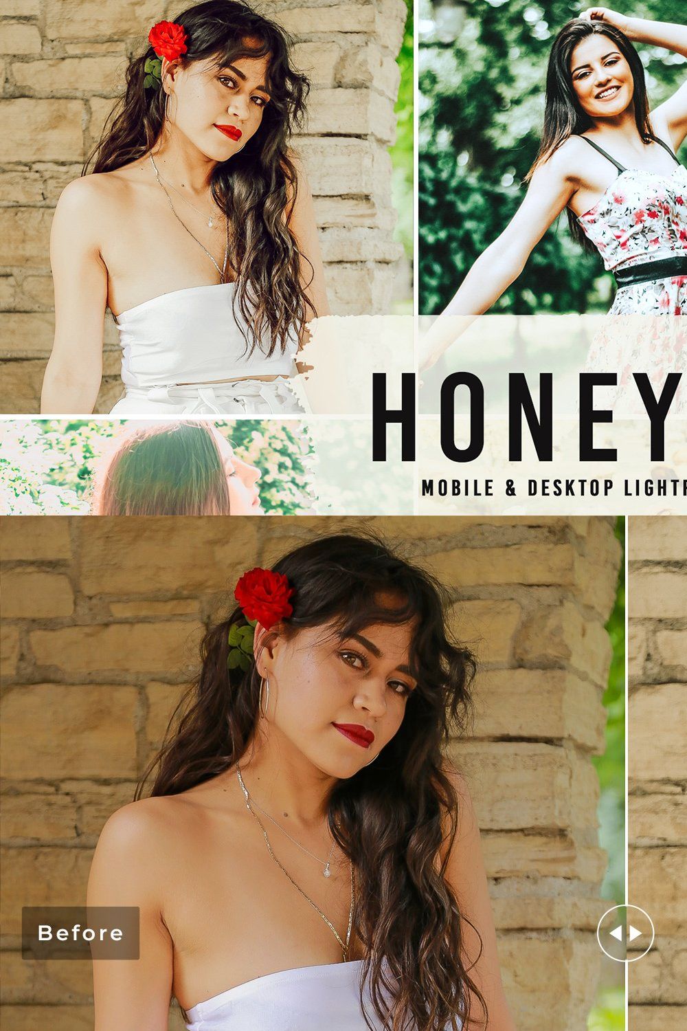 Honeydew Pro Lightroom Presets pinterest preview image.