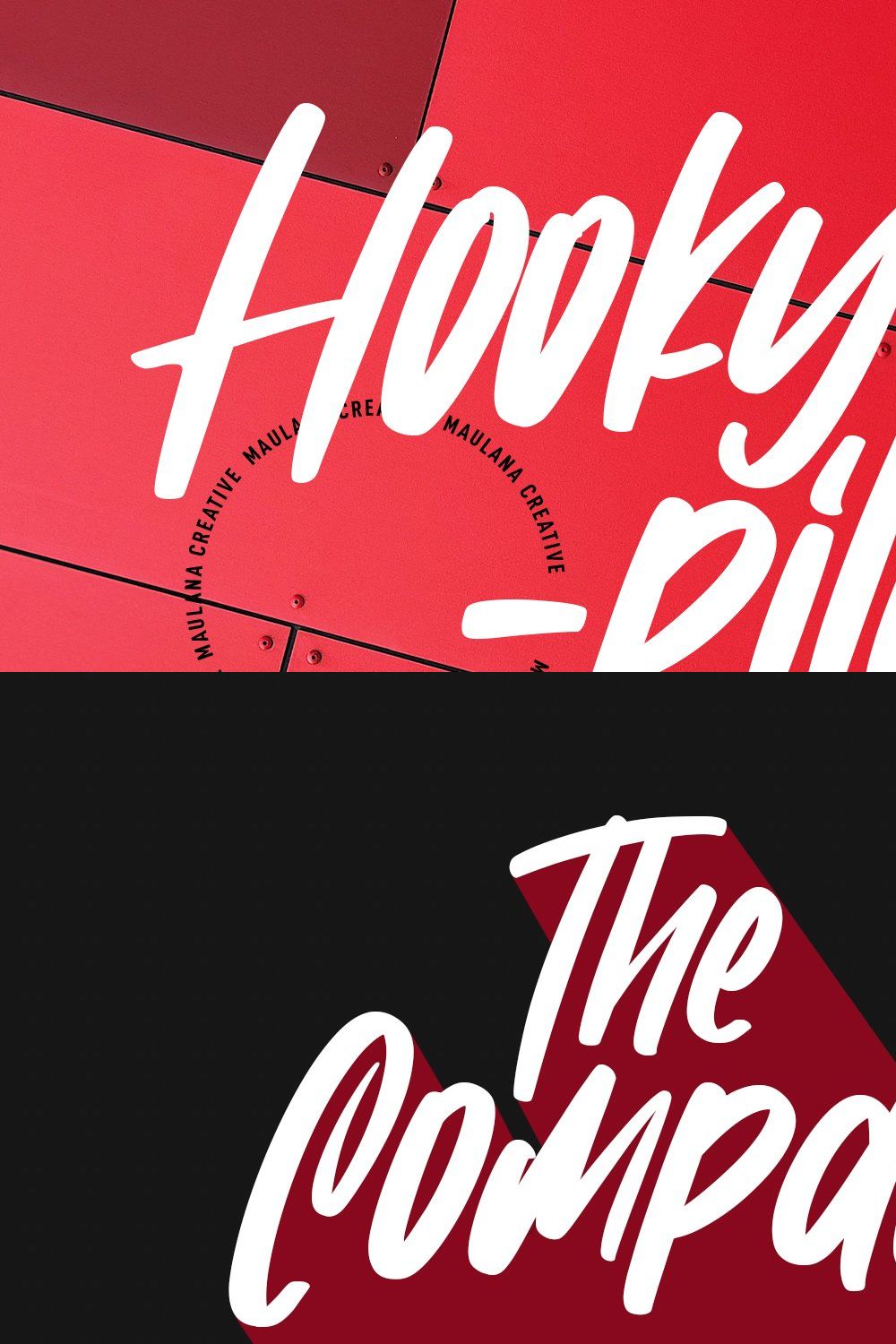 Hookypilots Unique Handwritten Font pinterest preview image.