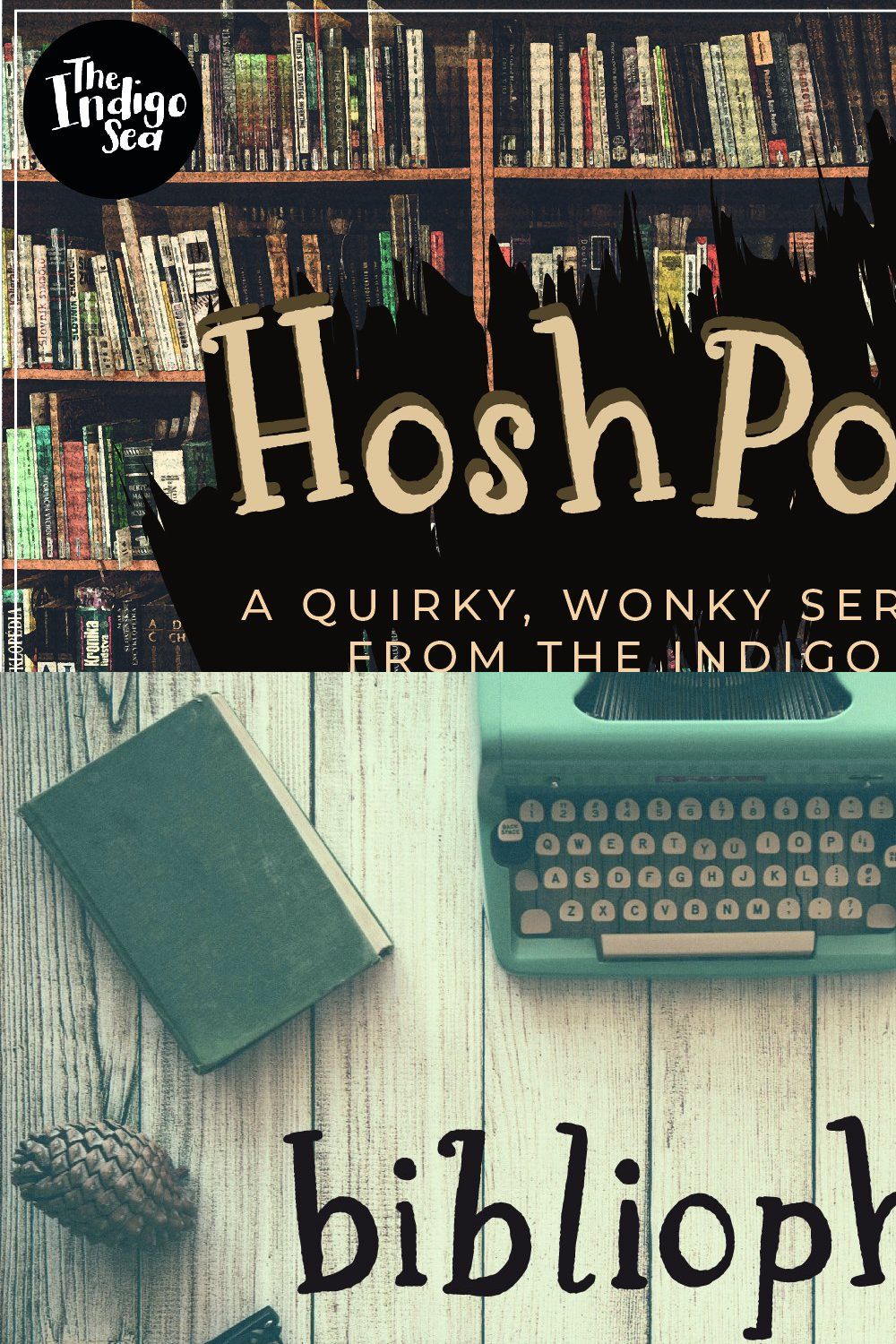 Hosh Posh Hand Drawn Font pinterest preview image.