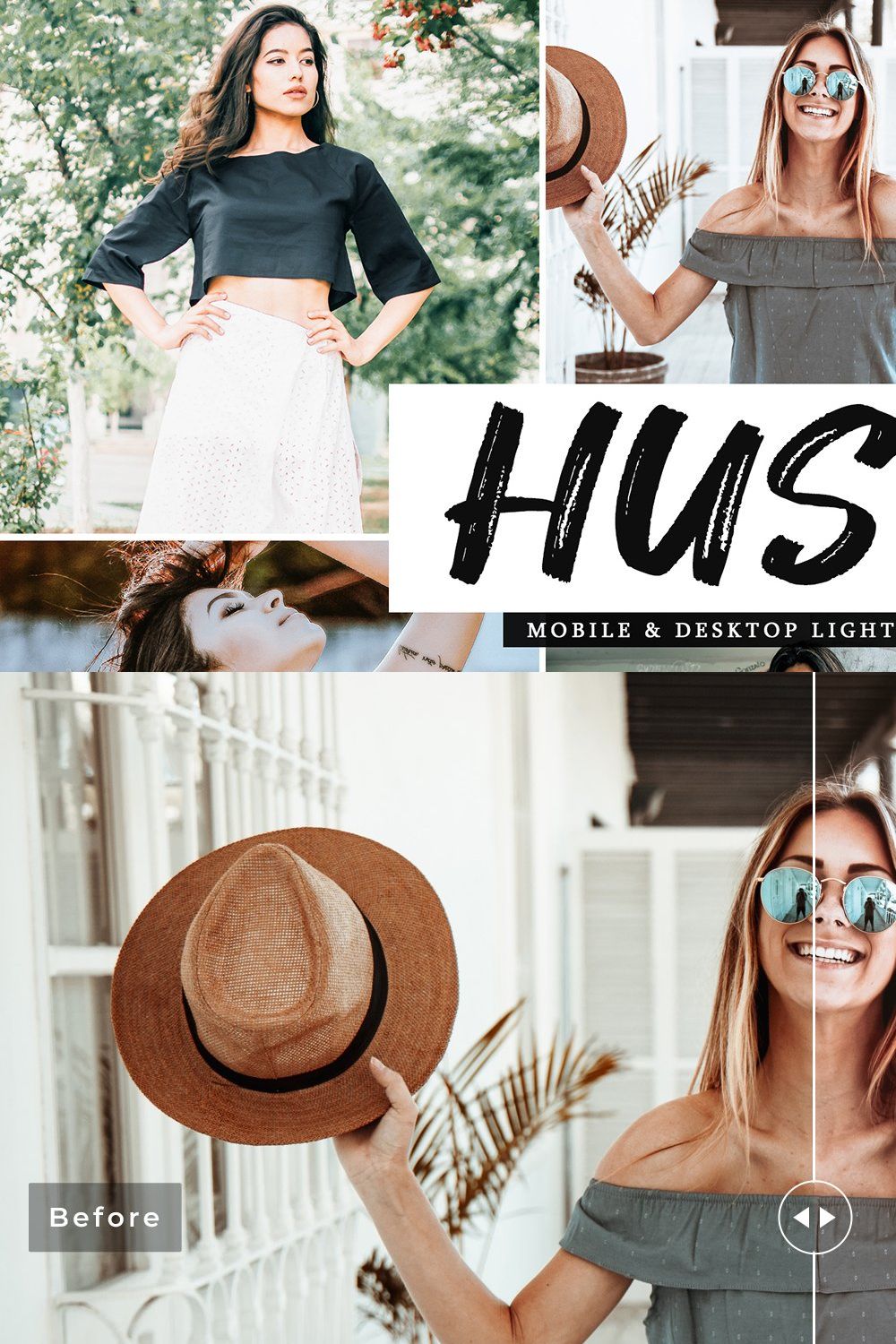 Husky Lightroom Presets Pack pinterest preview image.