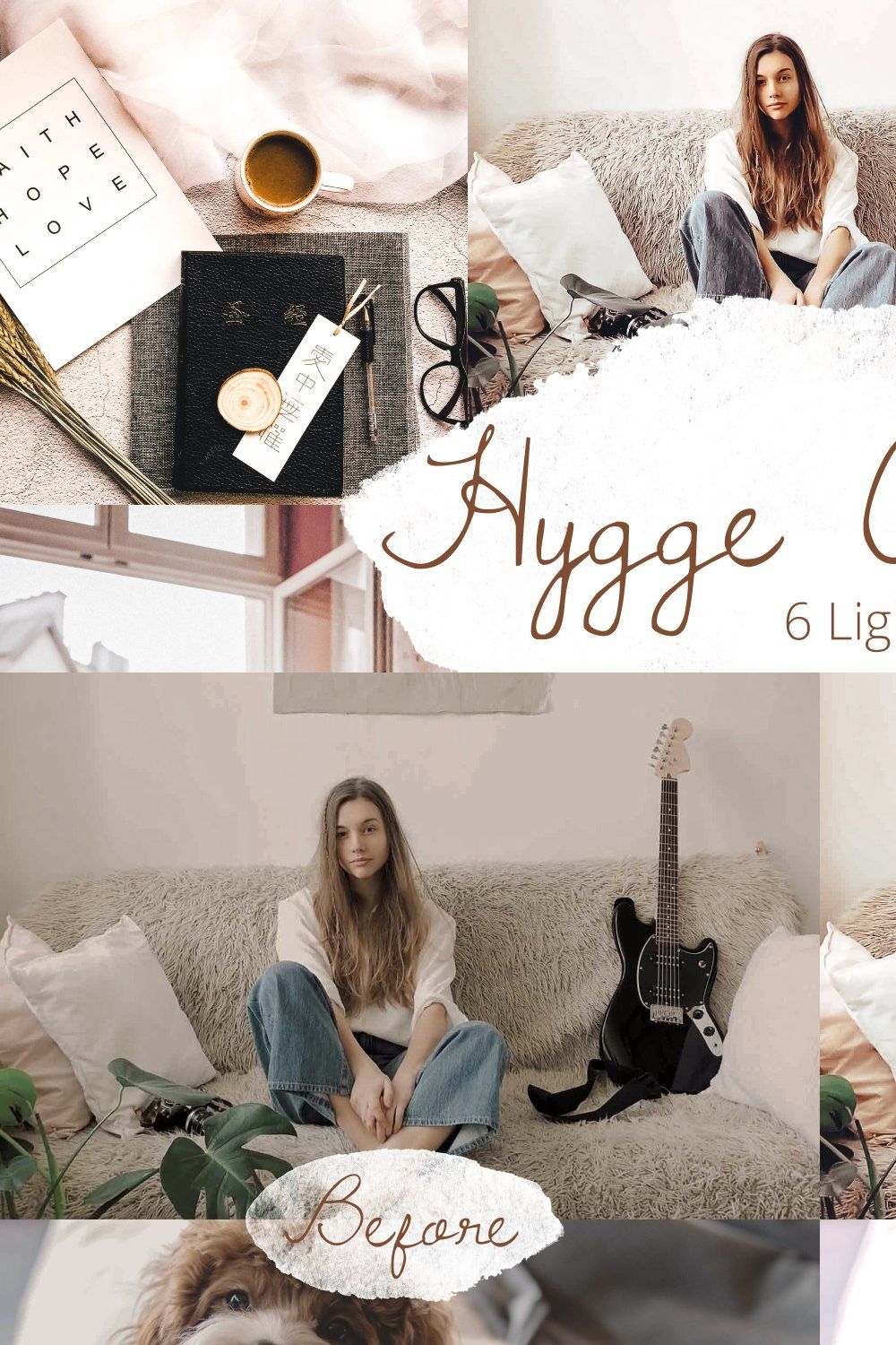 Hygge Colors - Lightroom Presets set pinterest preview image.