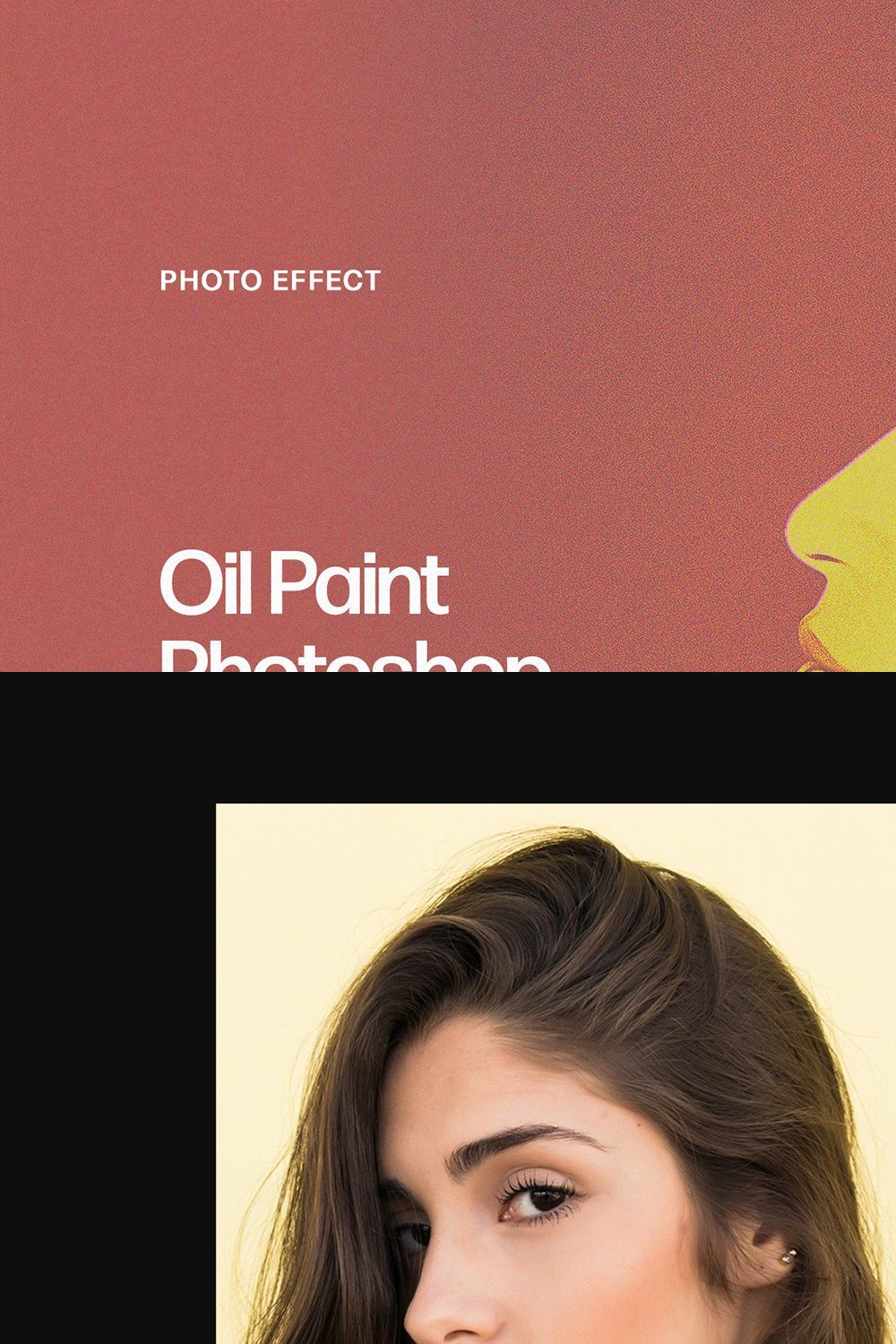 Hypnotic Oil Paint Effect pinterest preview image.
