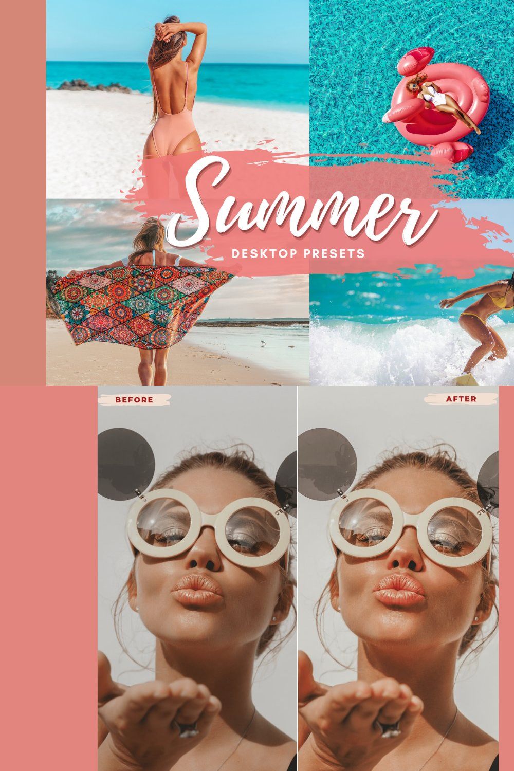 IG SUMMER Desktop Lightroom Preset pinterest preview image.