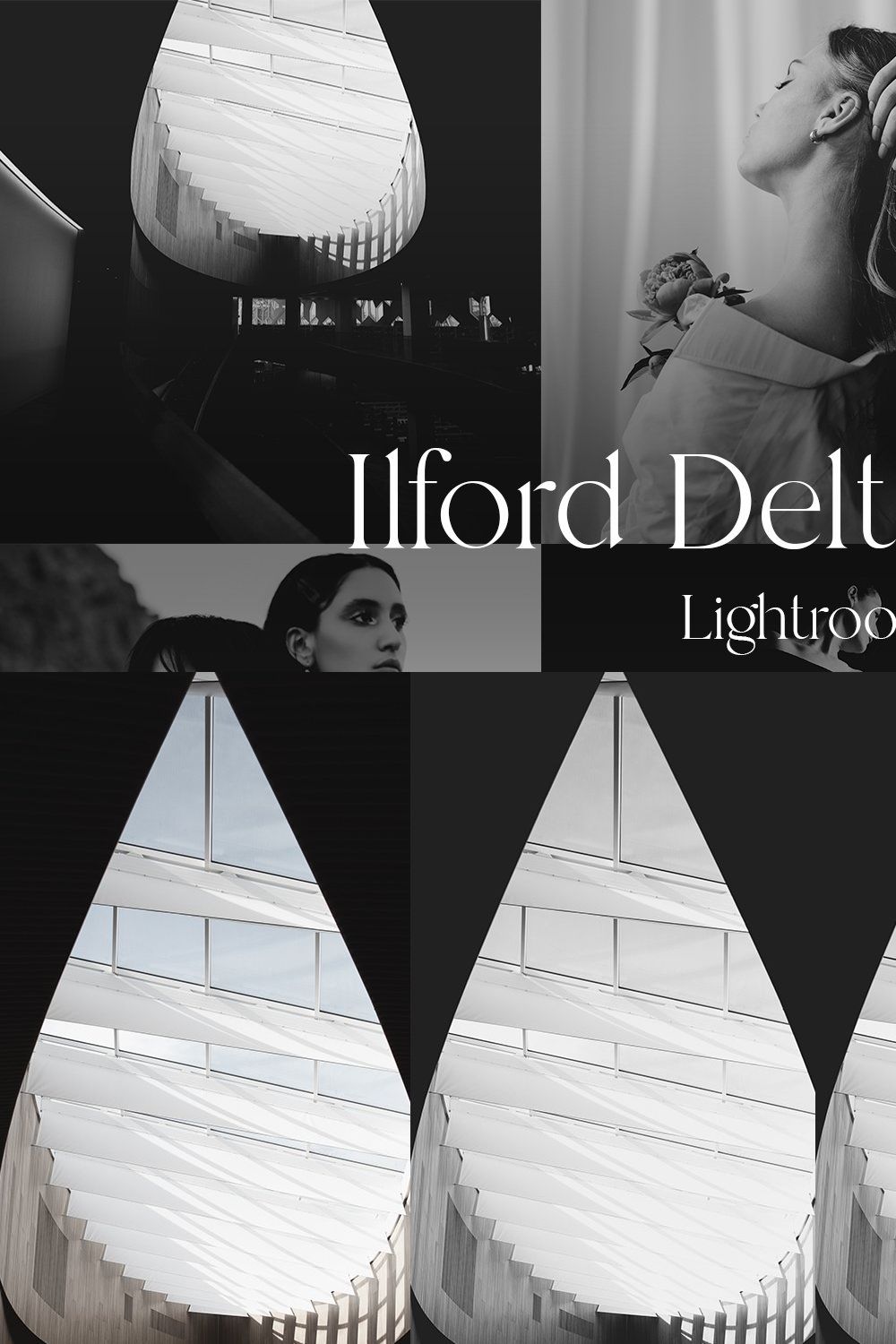 Ilford Delta 3200 — Lightroom pinterest preview image.