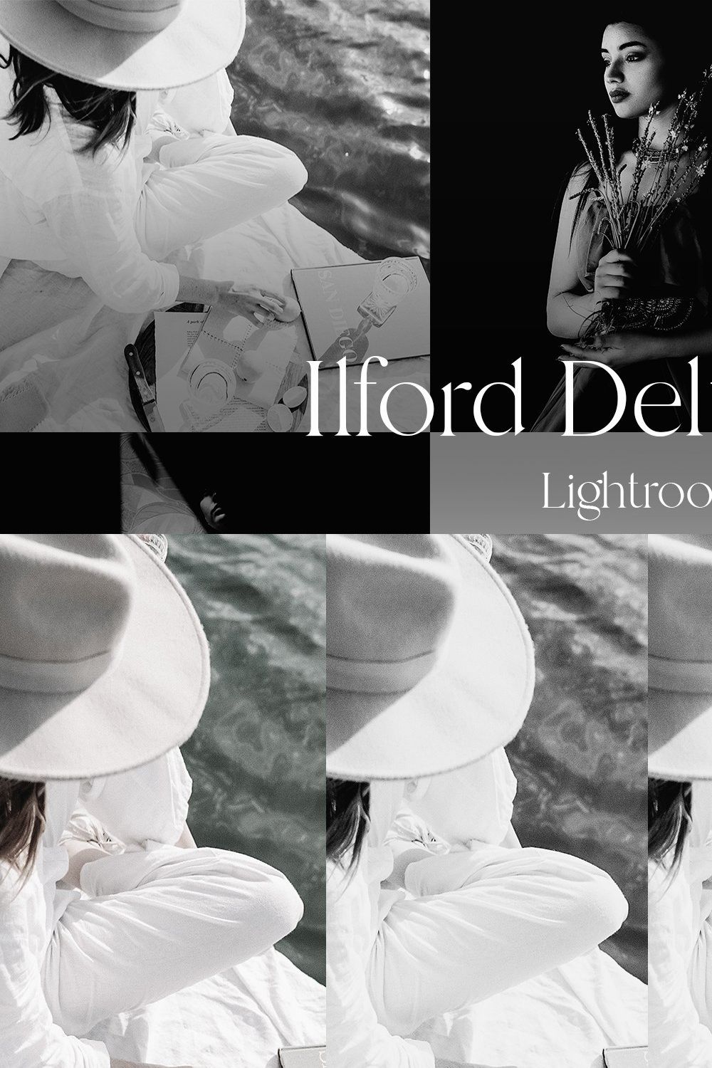 Ilford Delta 800 — Lightroom pinterest preview image.