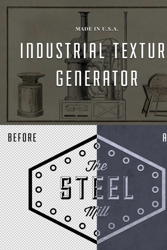 Industrial Texture Generator PSD – MasterBundles