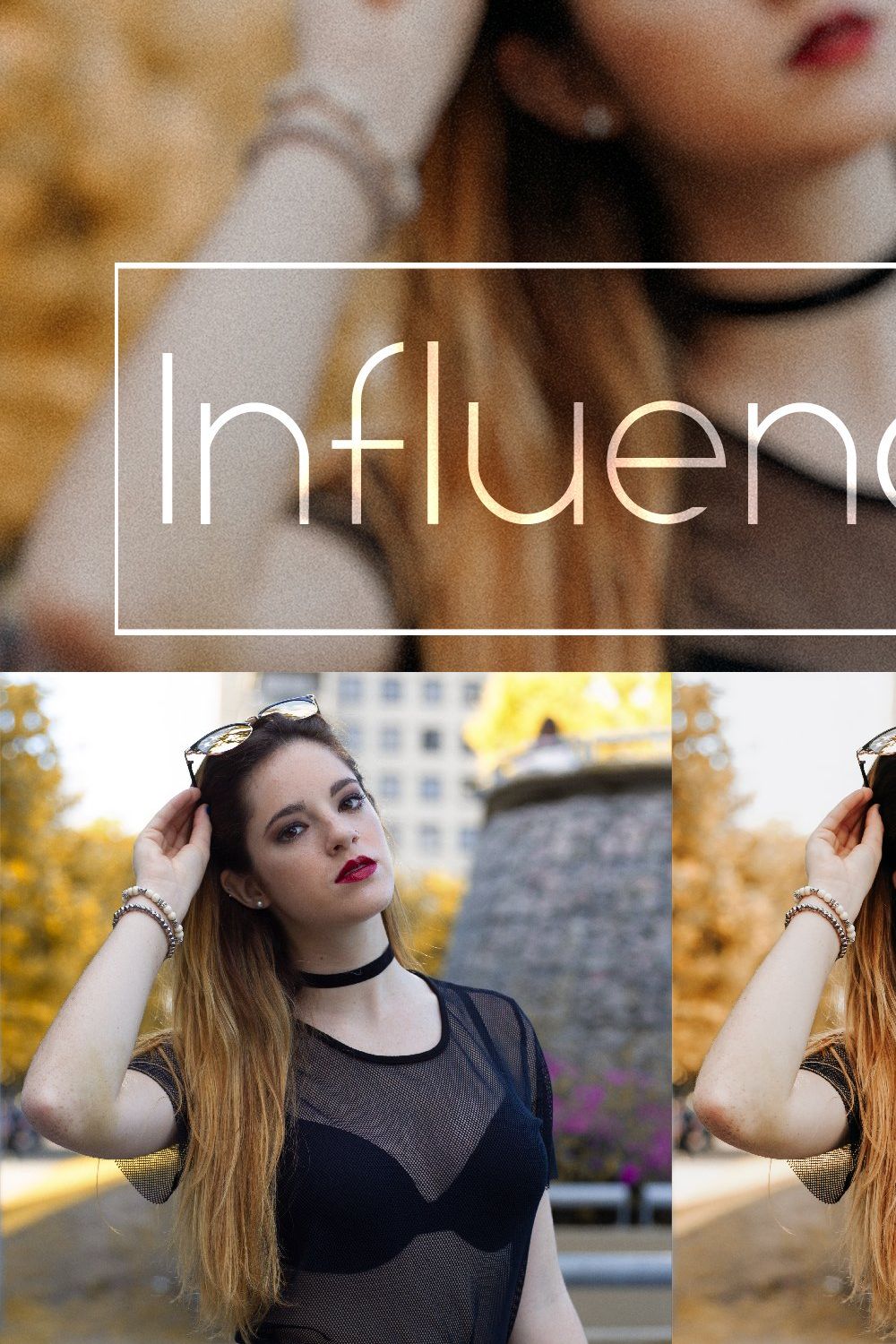 Influencer Bundle - PS & LR Presets pinterest preview image.