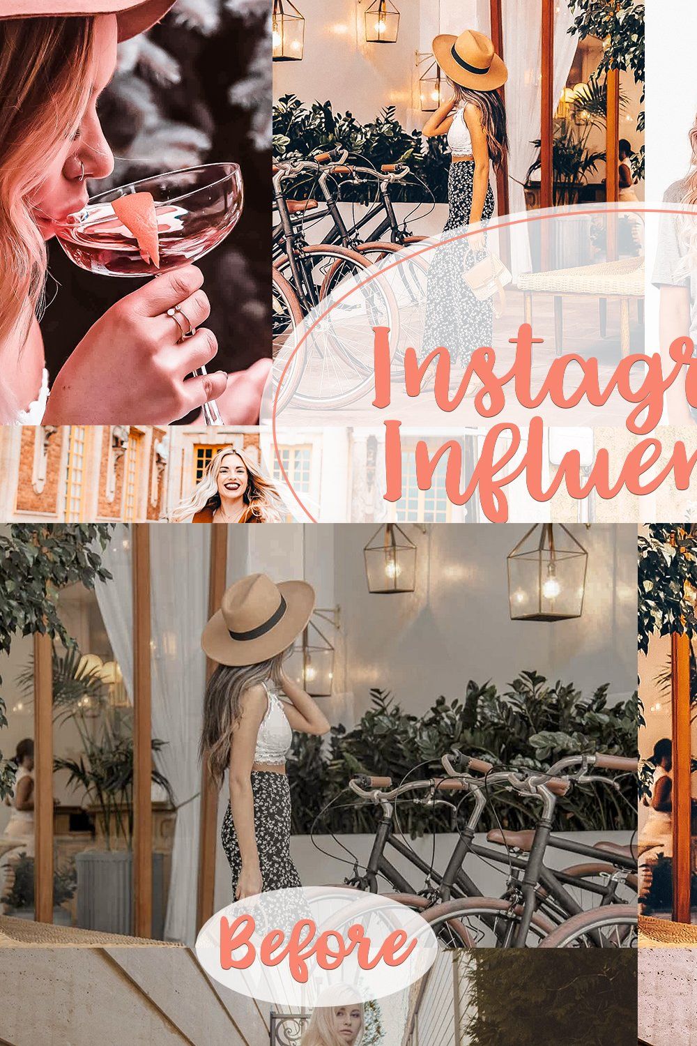 Influencer - Lightroom Preset Pack pinterest preview image.