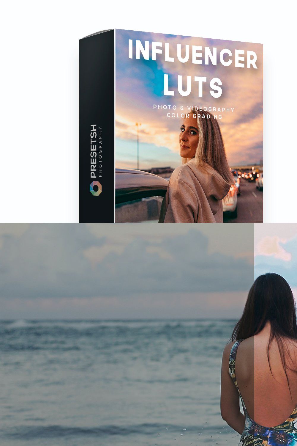 Influencer LUTs for Color Grad pinterest preview image.