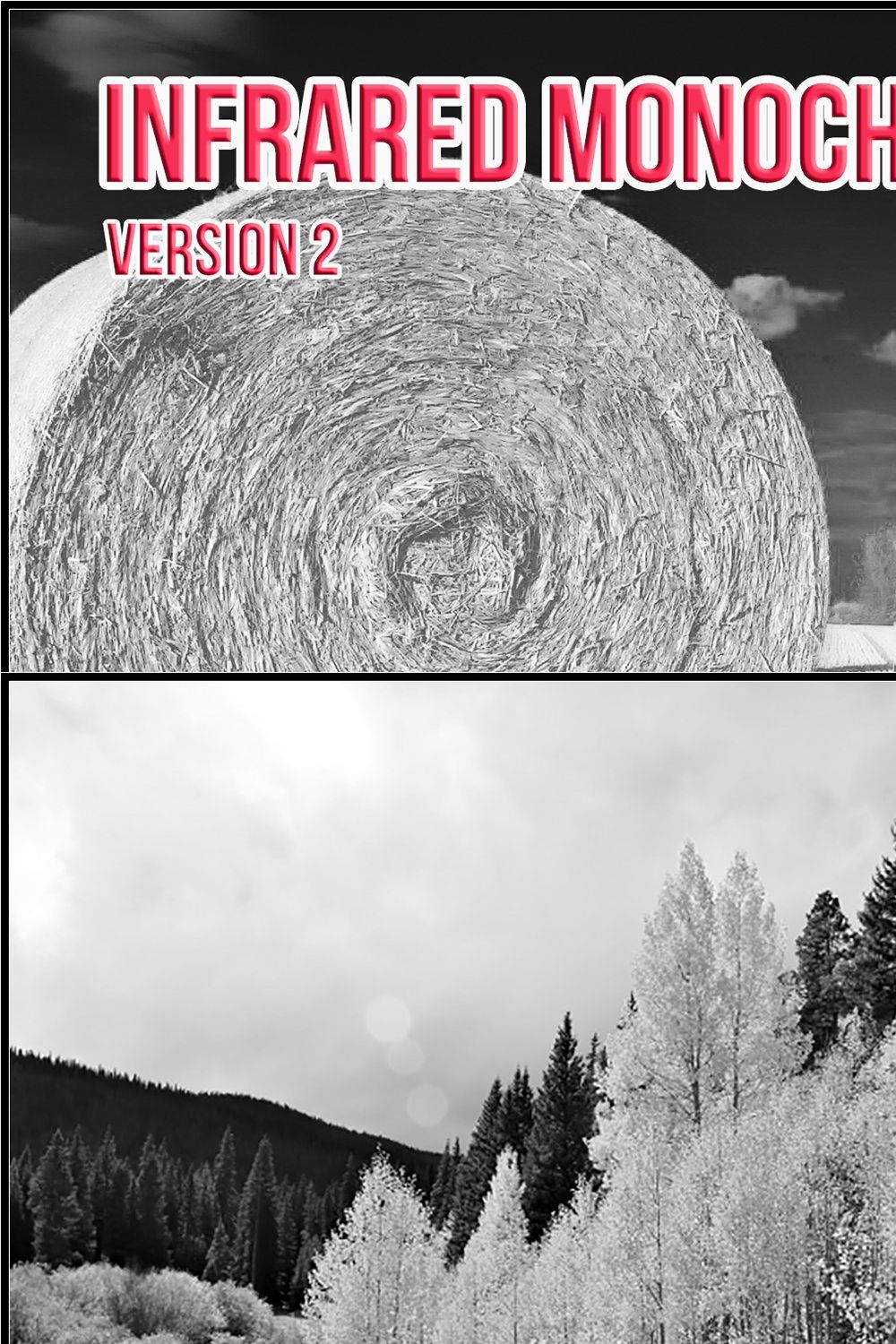 Infrared Monochrome Master Profiles pinterest preview image.