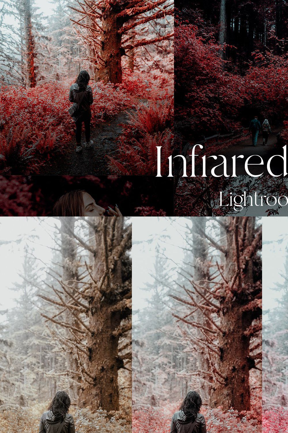 Infrared Red — Lightroom pinterest preview image.