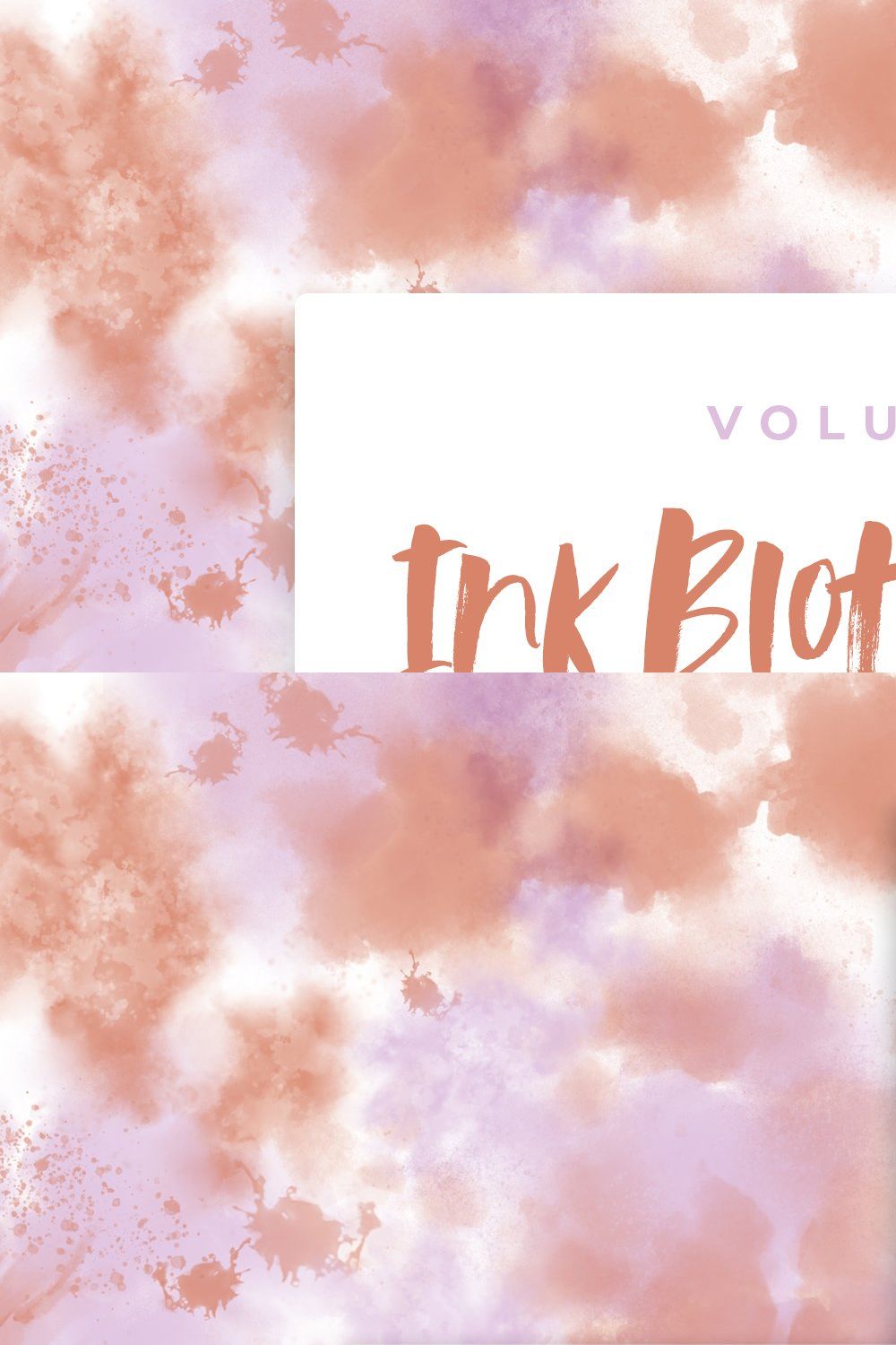 Ink Blot Tie-Dye Brushes Vol. 2 pinterest preview image.